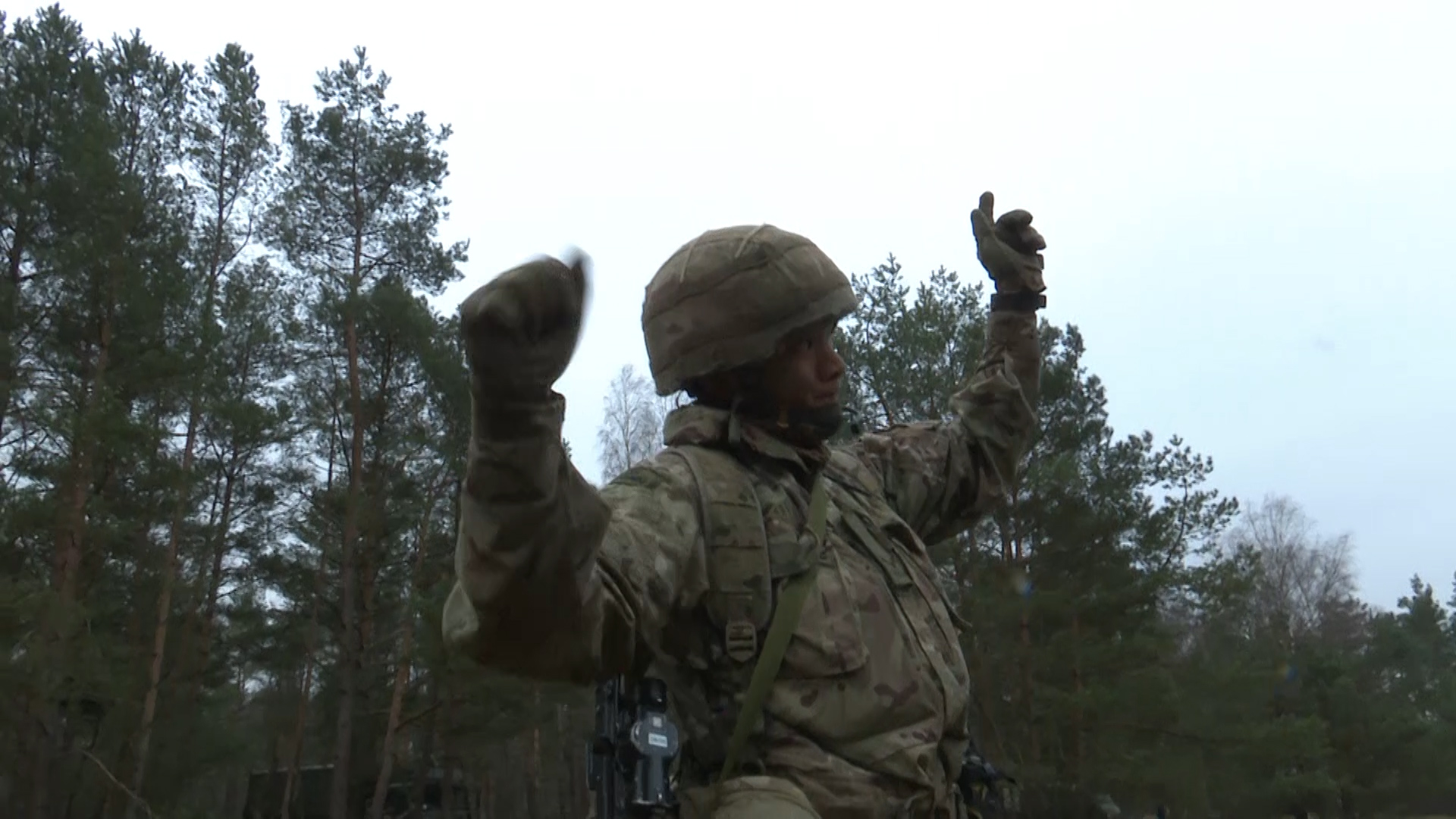 Gurkha Logistic Regiment in continental europe 180219 CREDIT BFBS.jpg