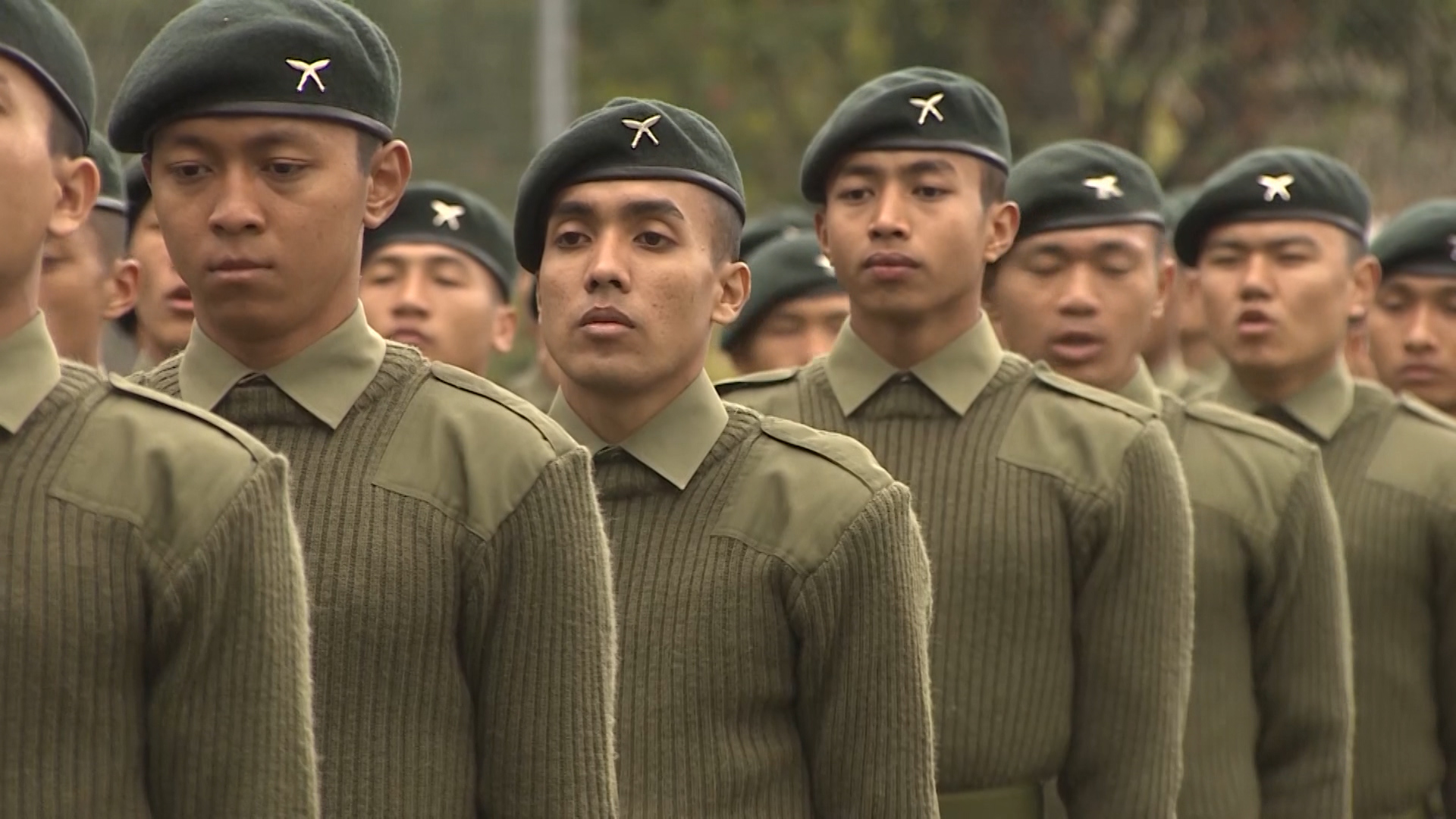 Gurkha recruits