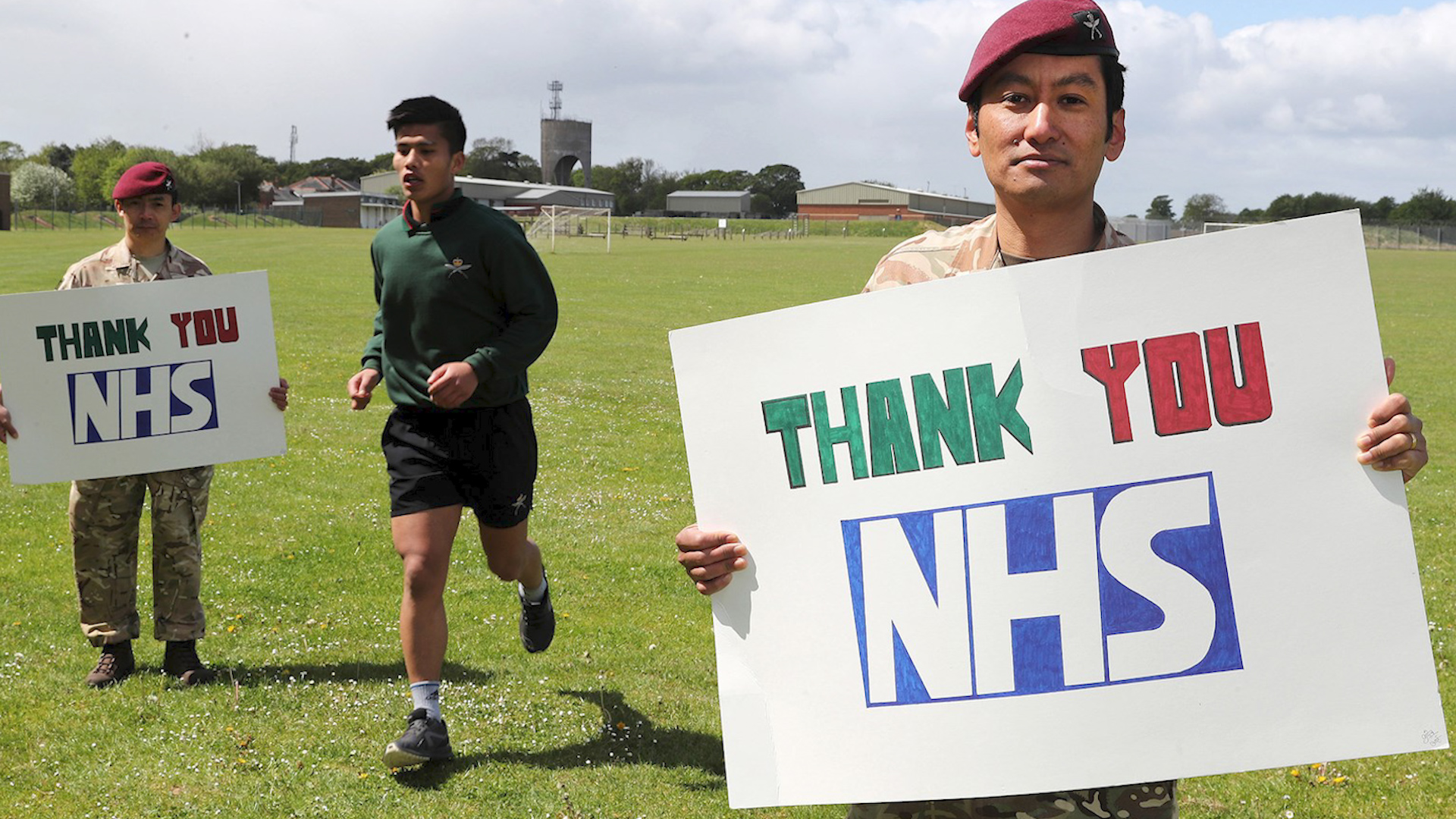 Gurkha soldiers push to run length of UK in hospital fundraiser (Picture: British Army).