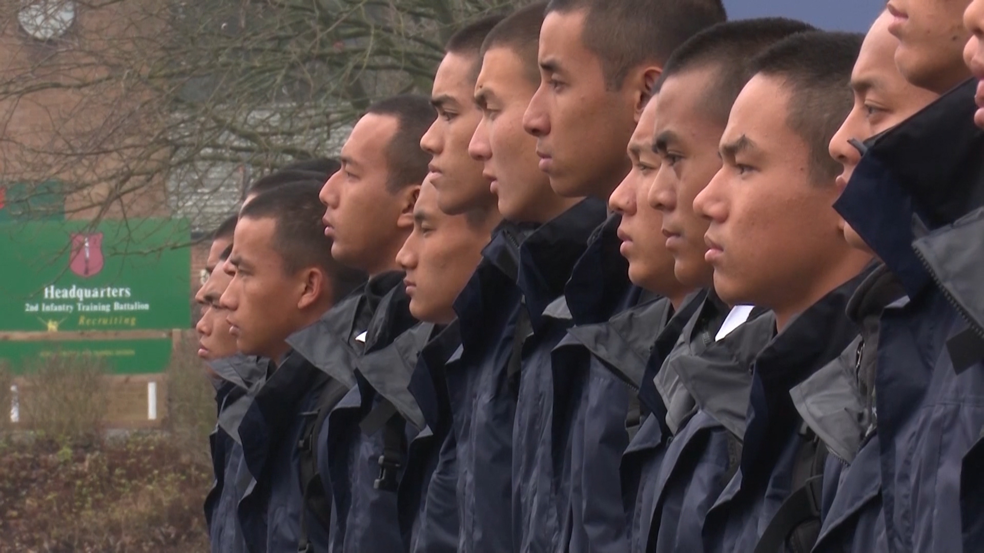 Gurkha trainees