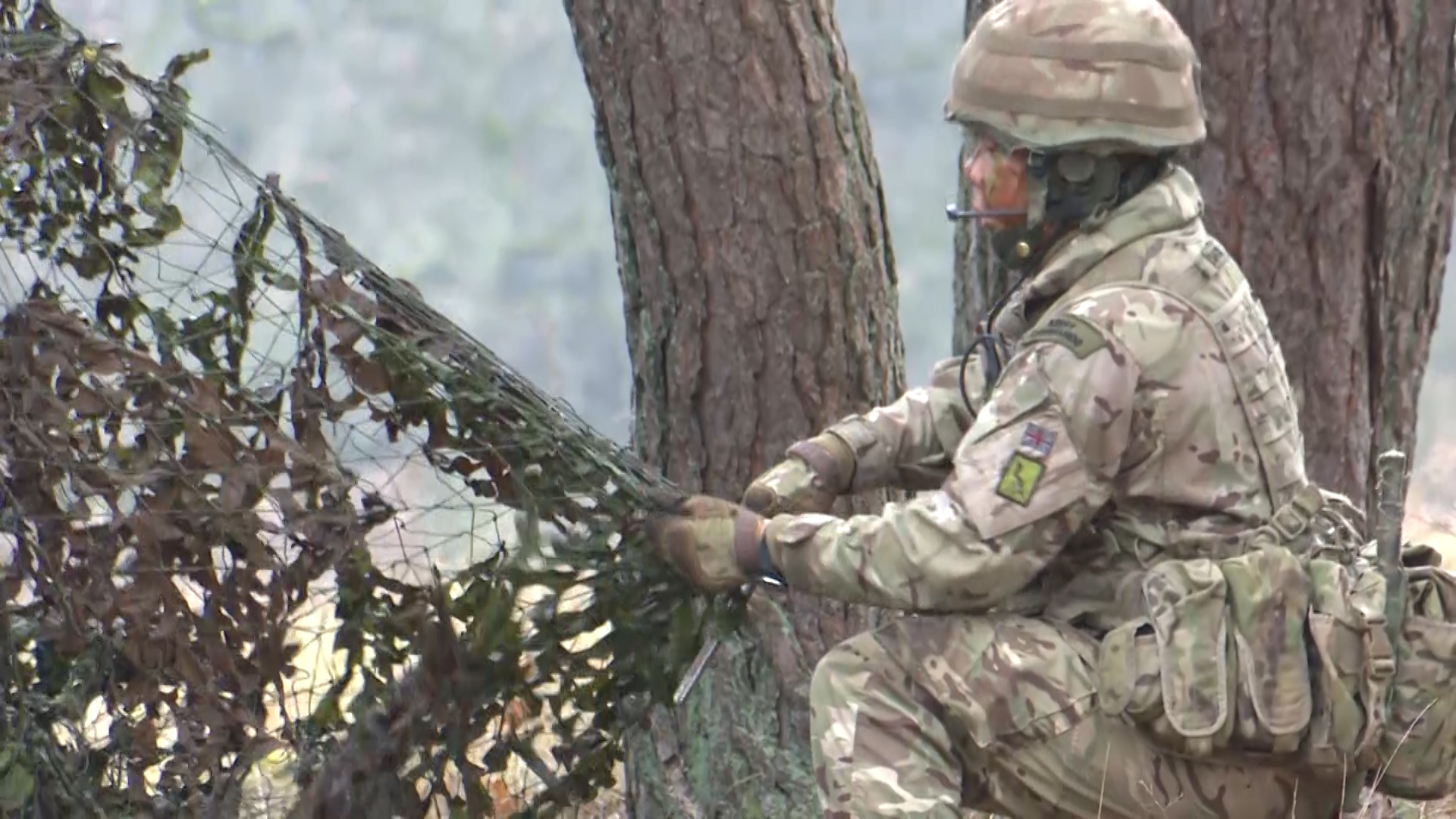 Gurkha Logistic Regiment during their training in continental Europe.