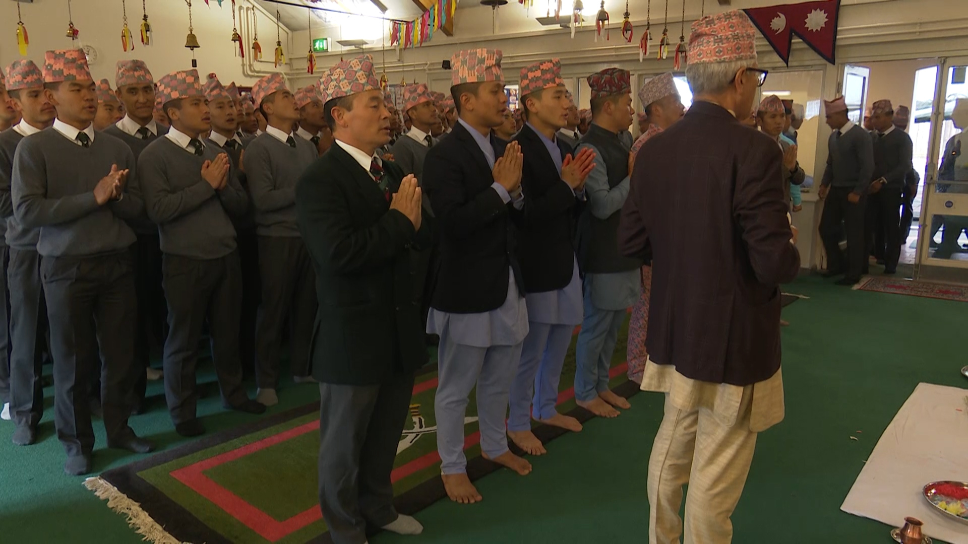 Gurkhas join Deshain celebrations 081019 CREDIT BFBS.jpg 