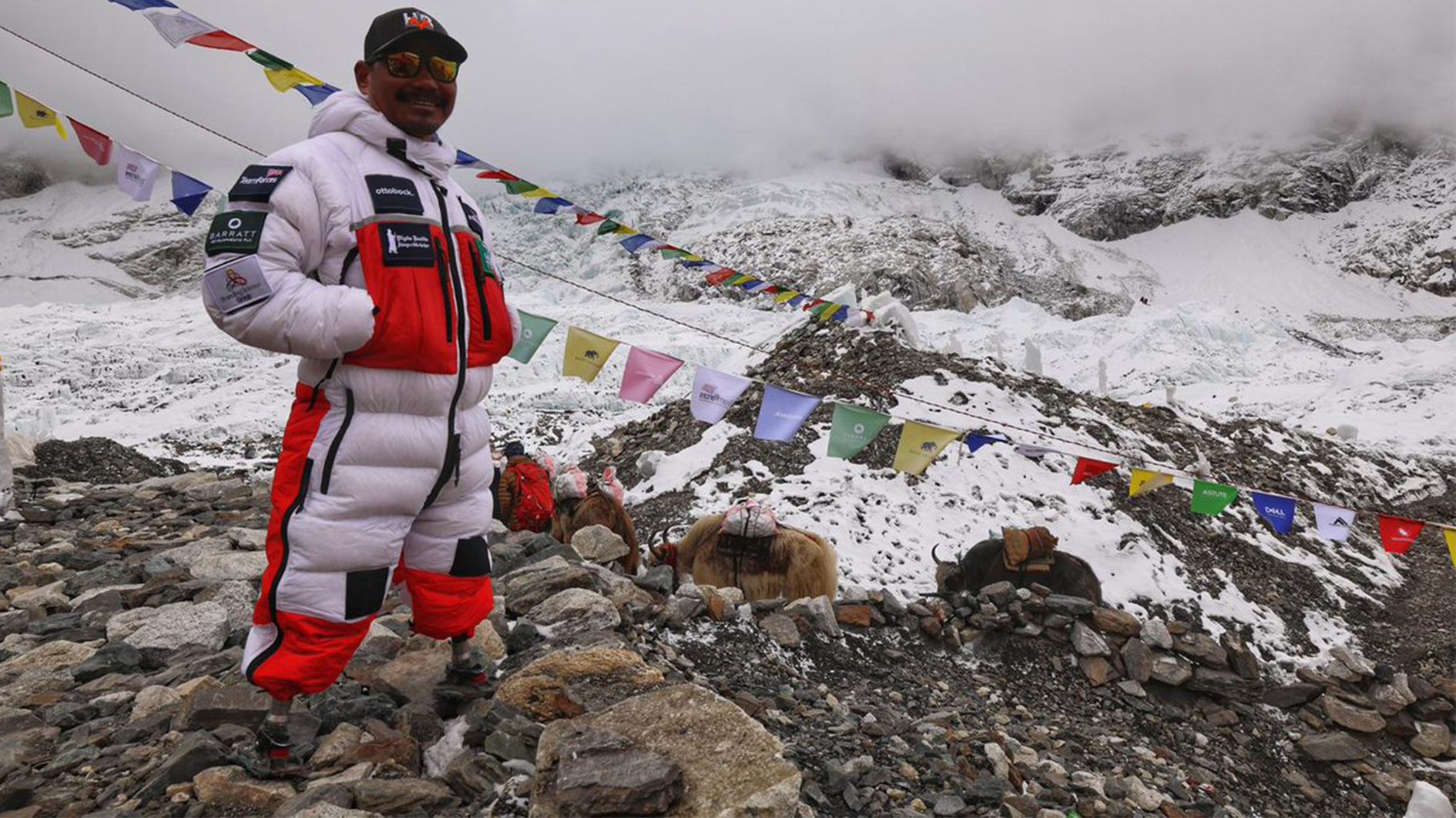 HAri at base camp CREDIT HARI EVEREST APPEAL