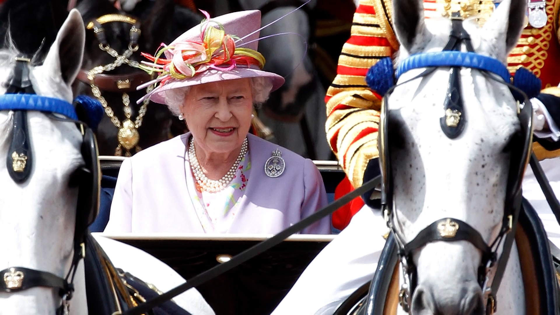 Her Majesty Queen Elizabeth II pictured with Marsa, a former Royal Mews horse who is now cared for by the Horse Trust CREDIT Reuters BUT not to be used again