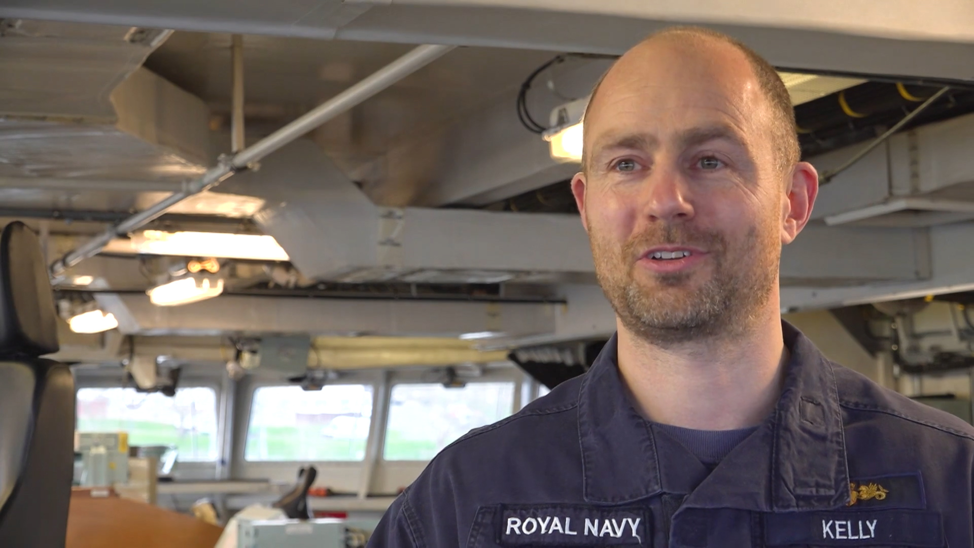 HMS Albion's Commanding Officer Captain Kelly says he would like to "show off" the ship around the UK later this year.