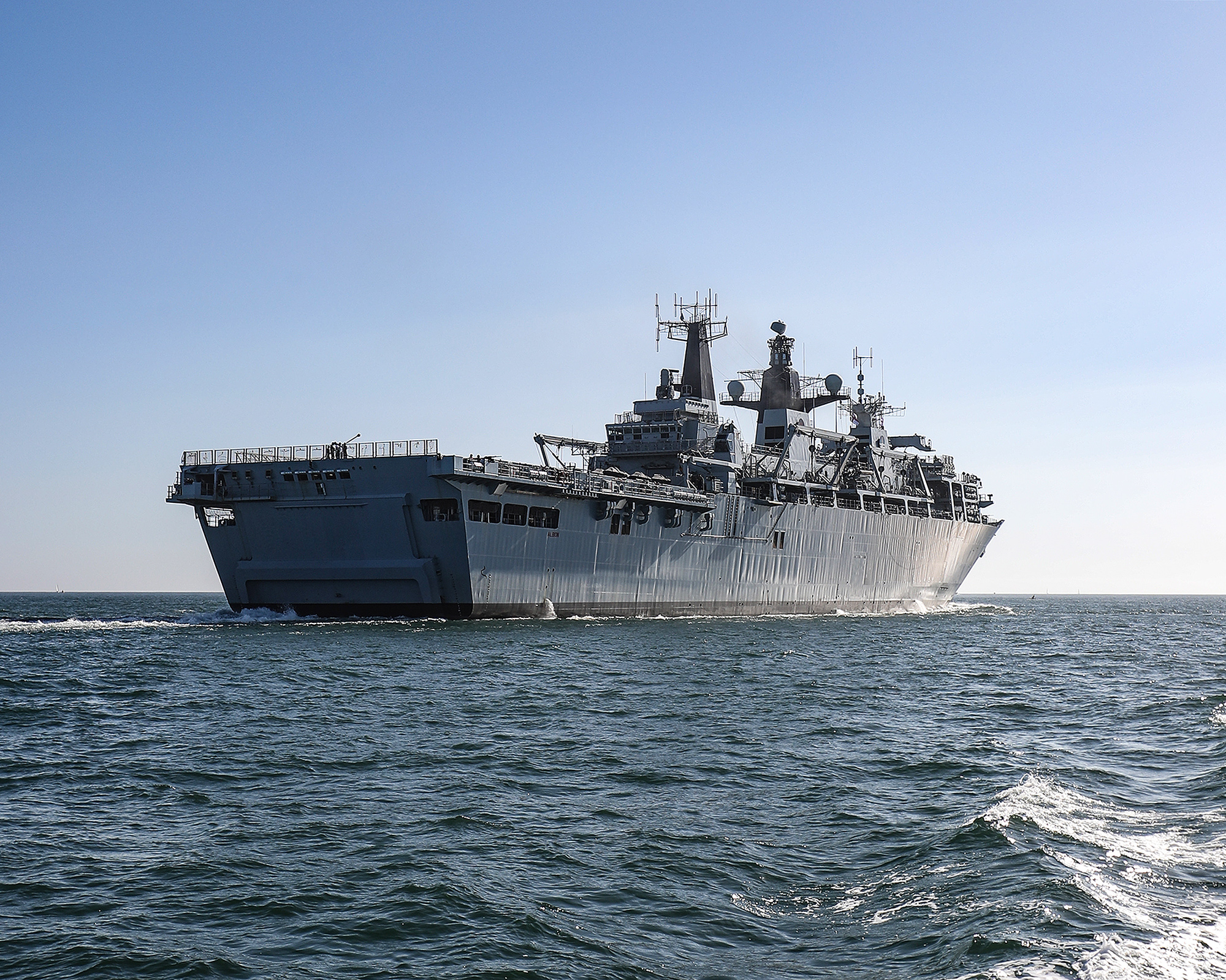 HMS Albion sets off leading the Littoral Response Group 14092020 CREDIT ROYAL NAVY