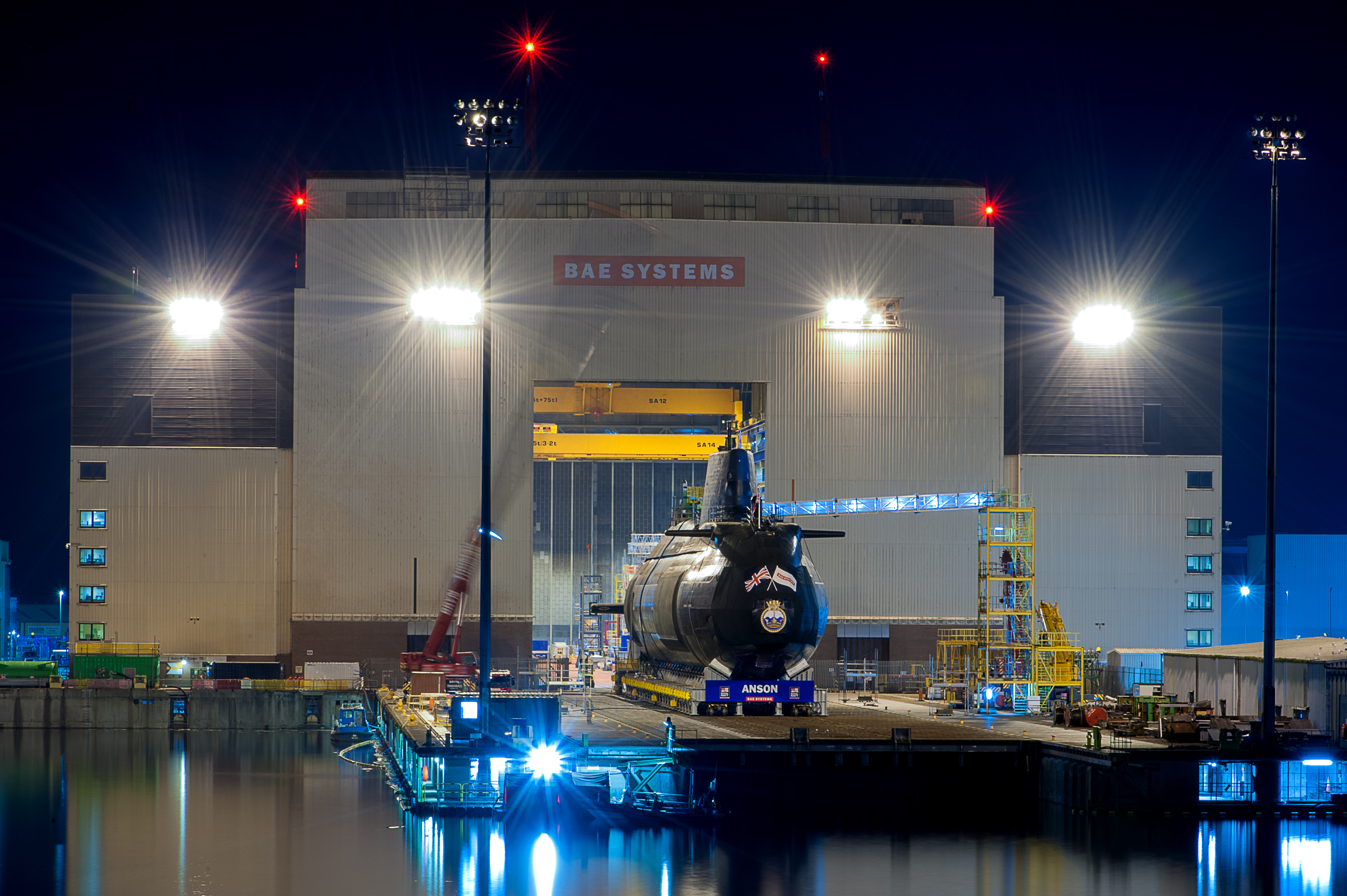 HMS Anson is the fifth Astute-class submarine, with seven submarines making up the eventual fleet (Picture: BAE Systems).