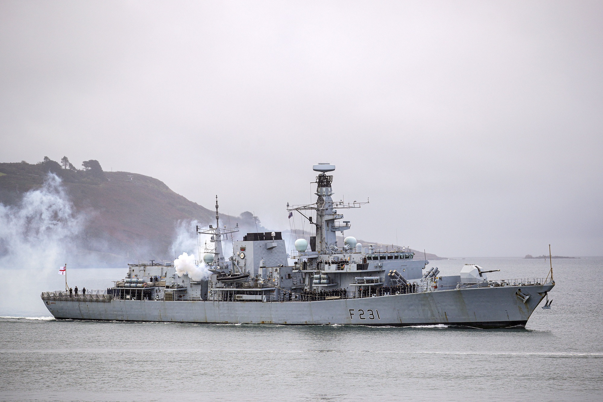 HMS Argyll in Plymouth after months on Gulf Deployment 23092020 CREDIT ROYAL NAVY