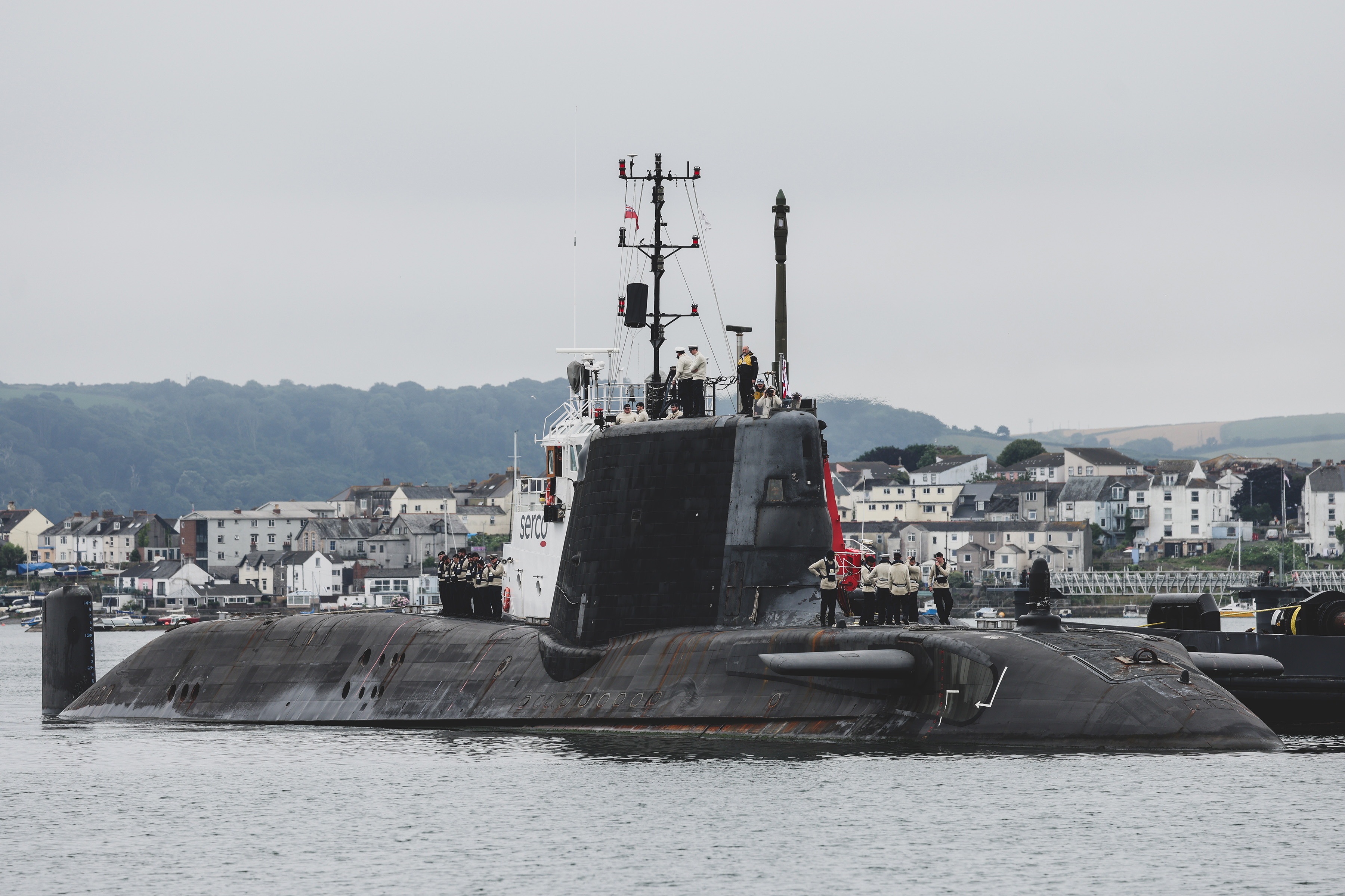 HMS Astute was recently refitted at Devonport Naval Base