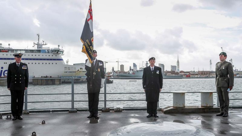 HMS Bristol Type 82 Destroyer decommissioning ceremony 28102020 CREDIT ROYAL NAVY