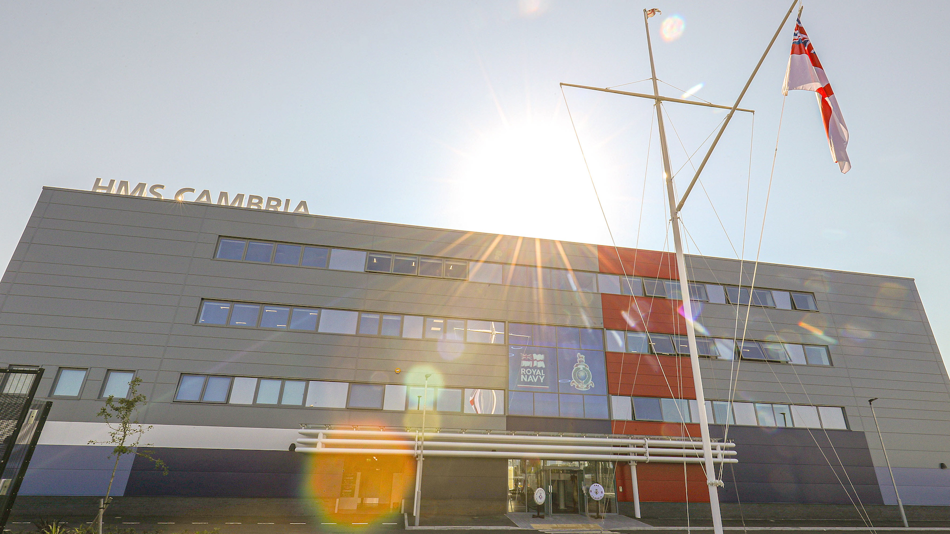 HMS Cambria new building at Cardiff Bay maritime reservists 310720 CREDIT Royal Navy.jpg 