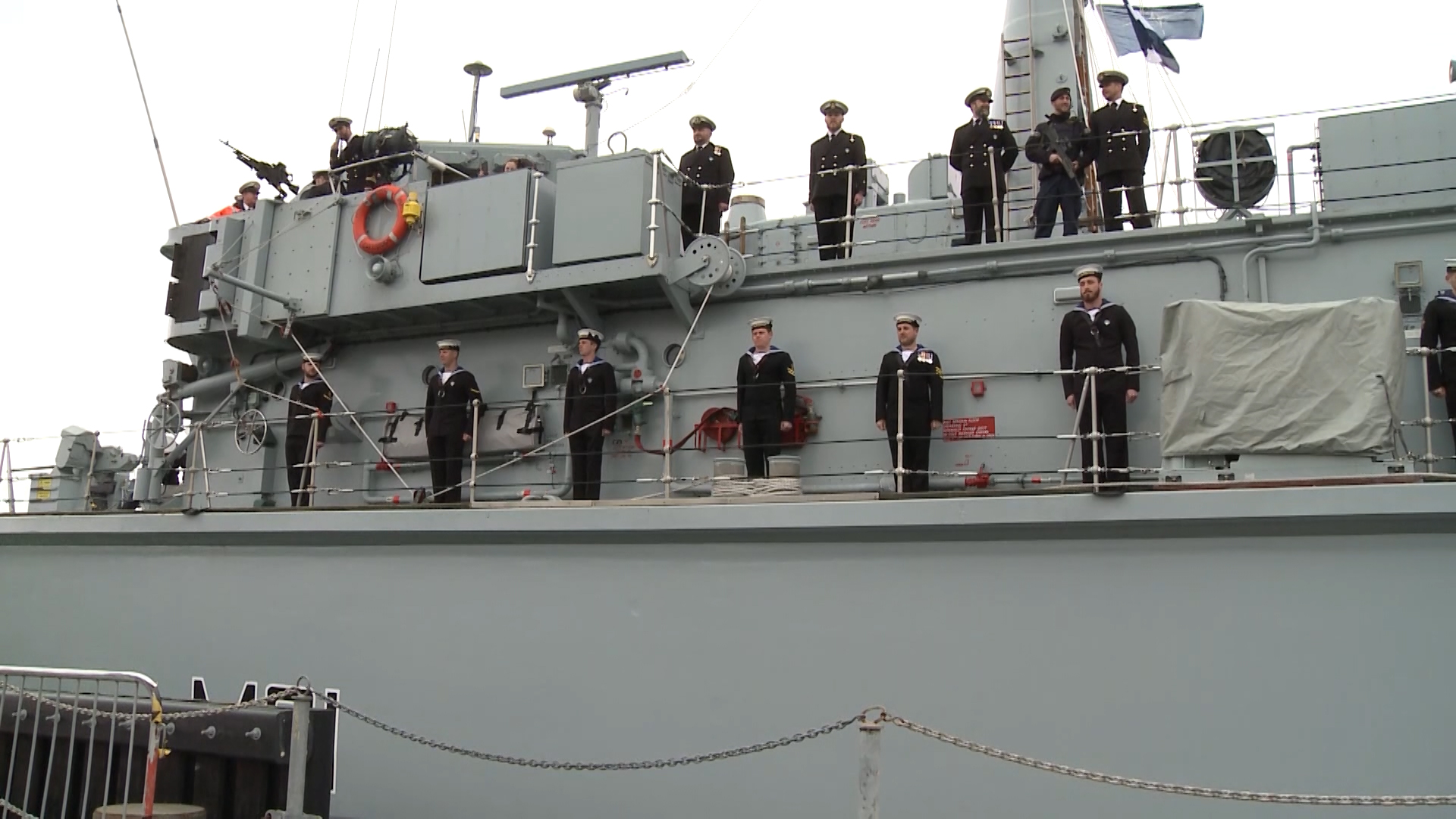 HMS Cattistock Homecoming 170418