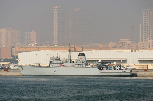 HMS Chiddingfold alongside in Bahrain whilst deployed on Op KIPION 130121 CREDIT MOD.jpg
