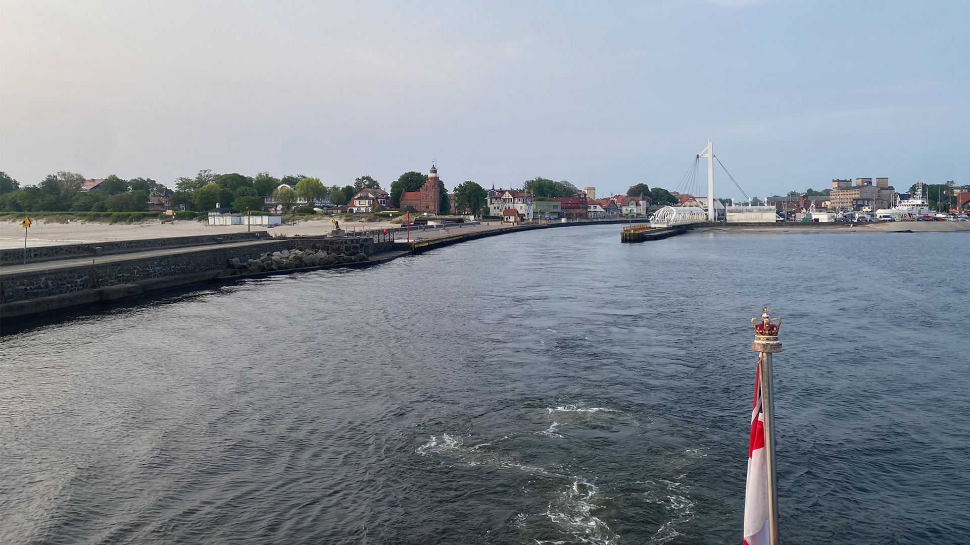 HMS Dasher departing Ustka on Baltops 25 CREDIT ROYAL NAVY