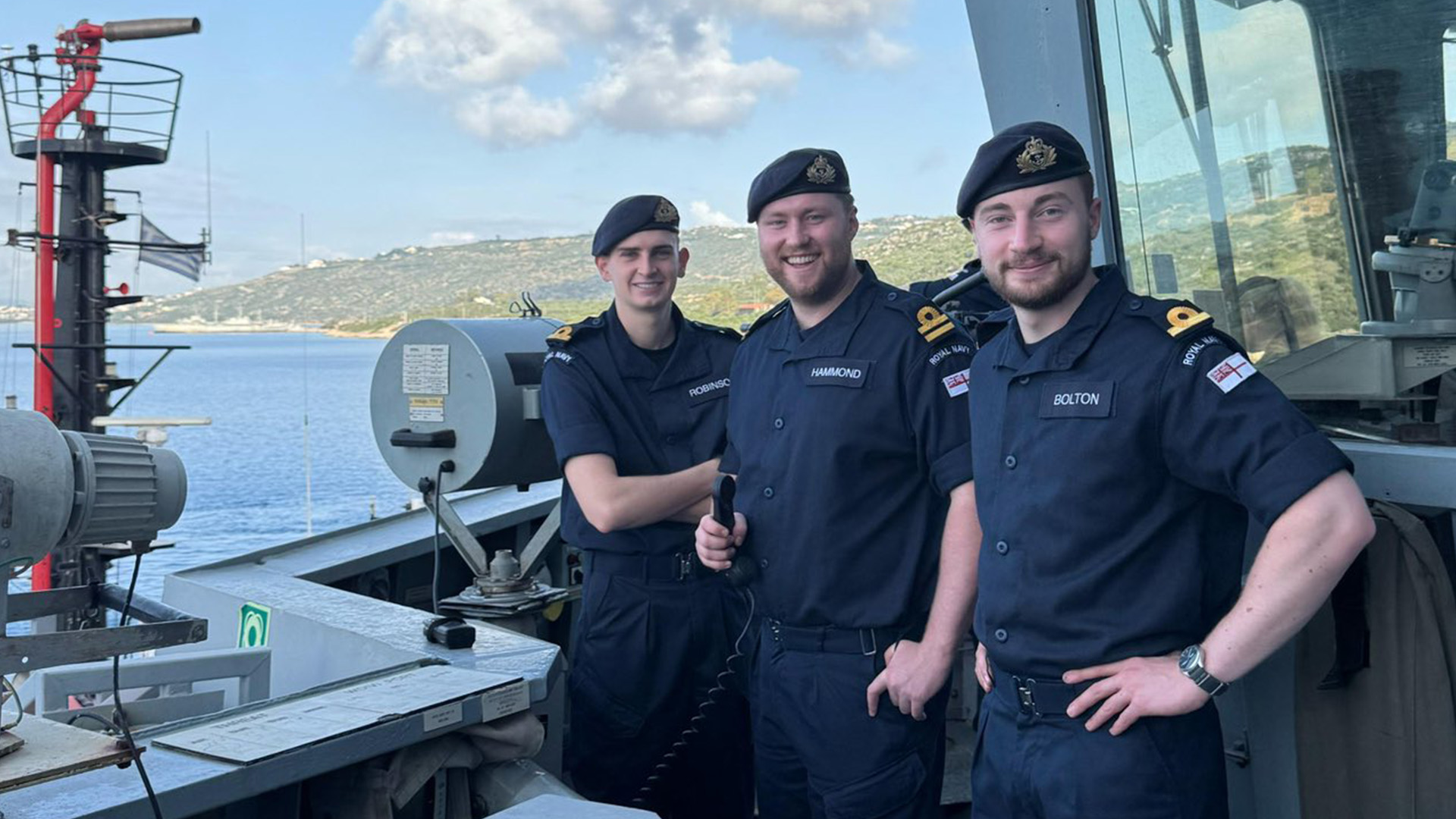 The crew of HMS Dauntless announced their arrival in Crete on X