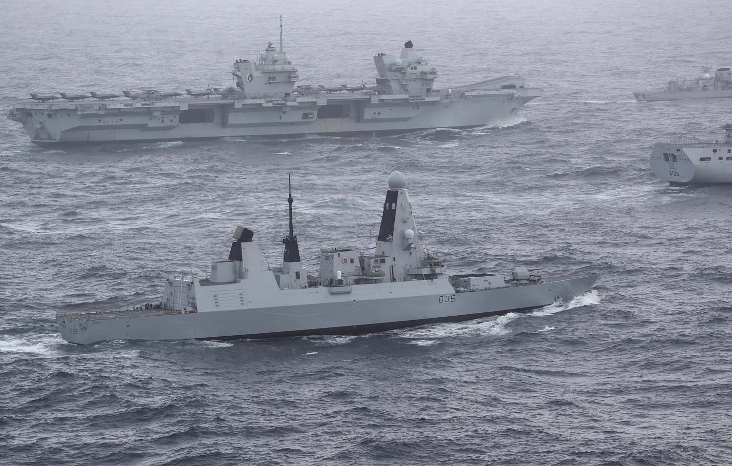 HMS Defender during exercise joint warrior 15102020 CREDIT ROYAL NAVY