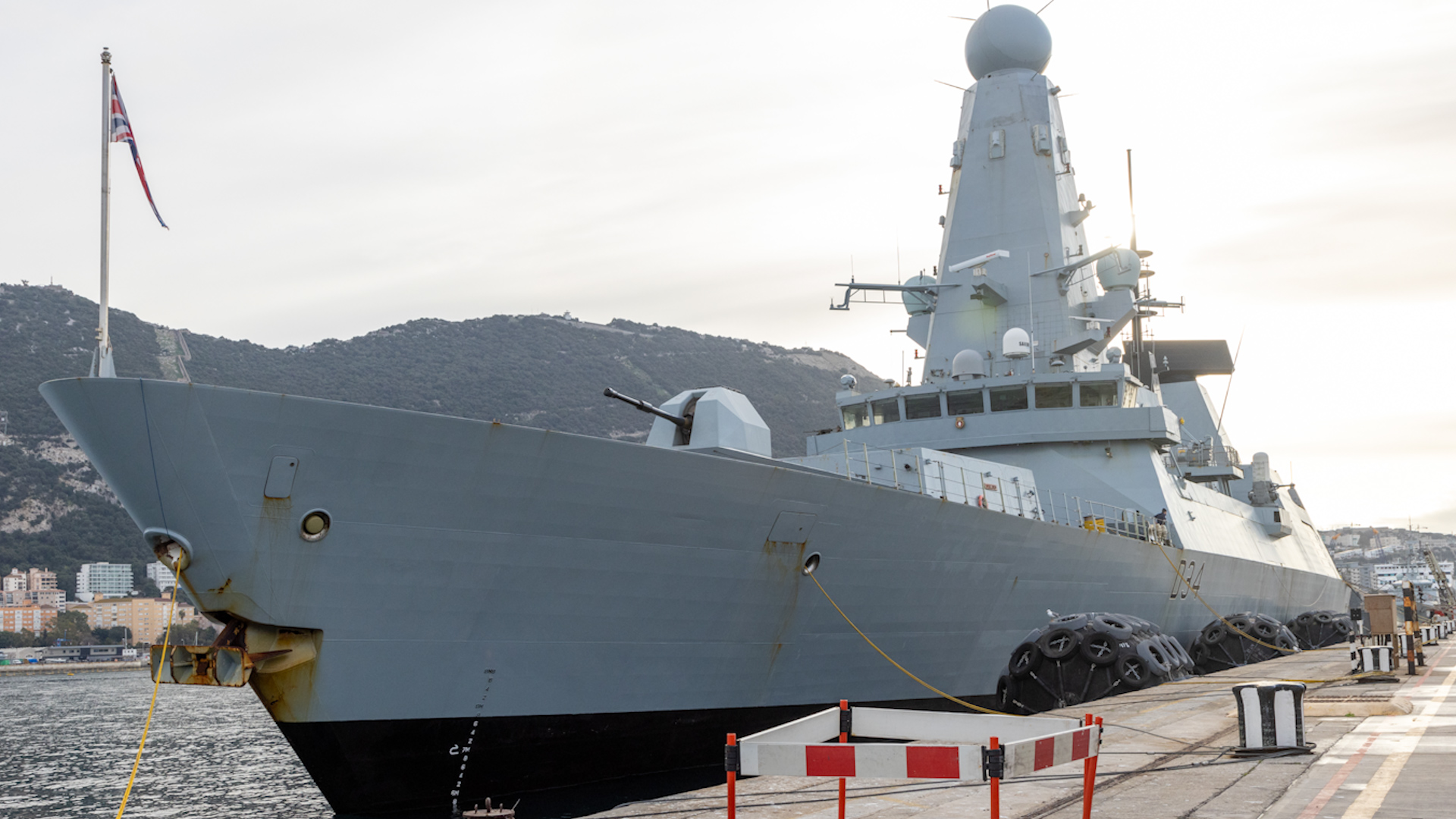 Type 45 destroyer HMS Diamond was recently deployed to the region in response to rising tensions in the Middle East (Picture: MOD)