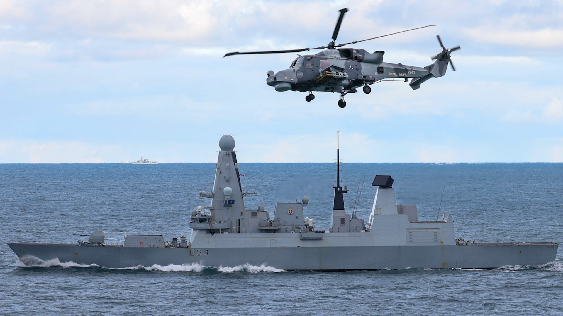 The UK has already bolstered its naval presence in the region with the deployment of HMS Diamond (Picture: Royal Navy)