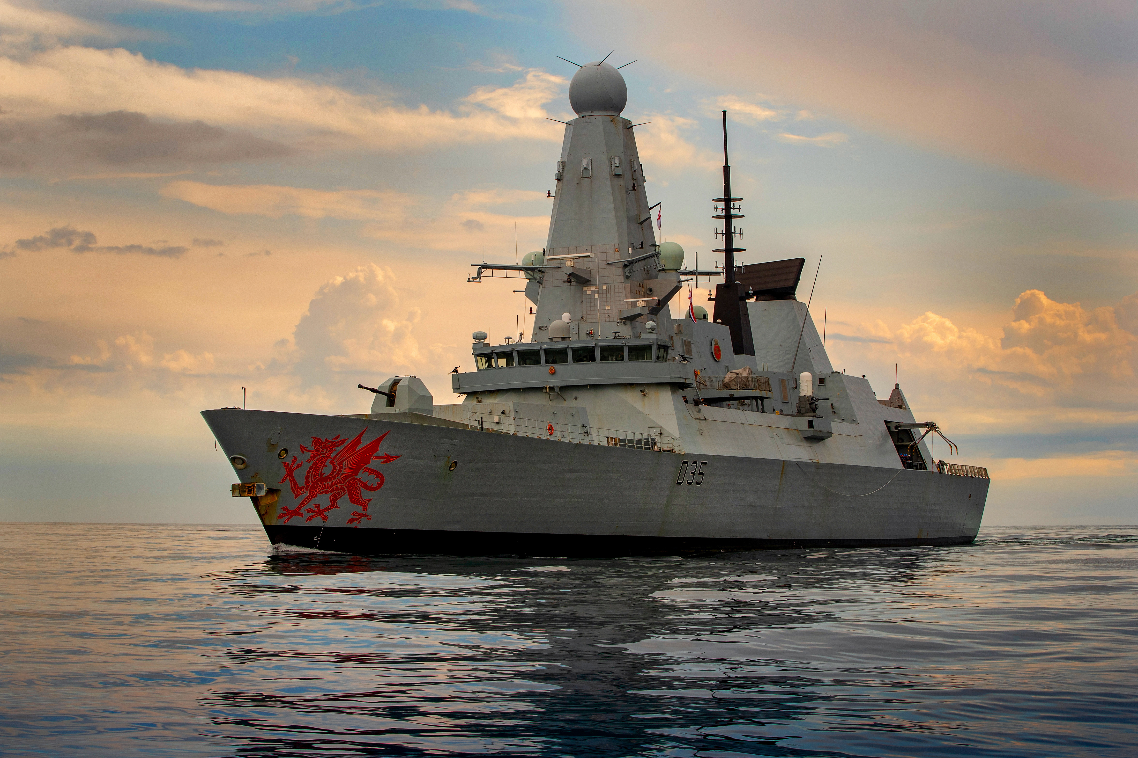 HMS Dragon (Picture: Royal Navy).