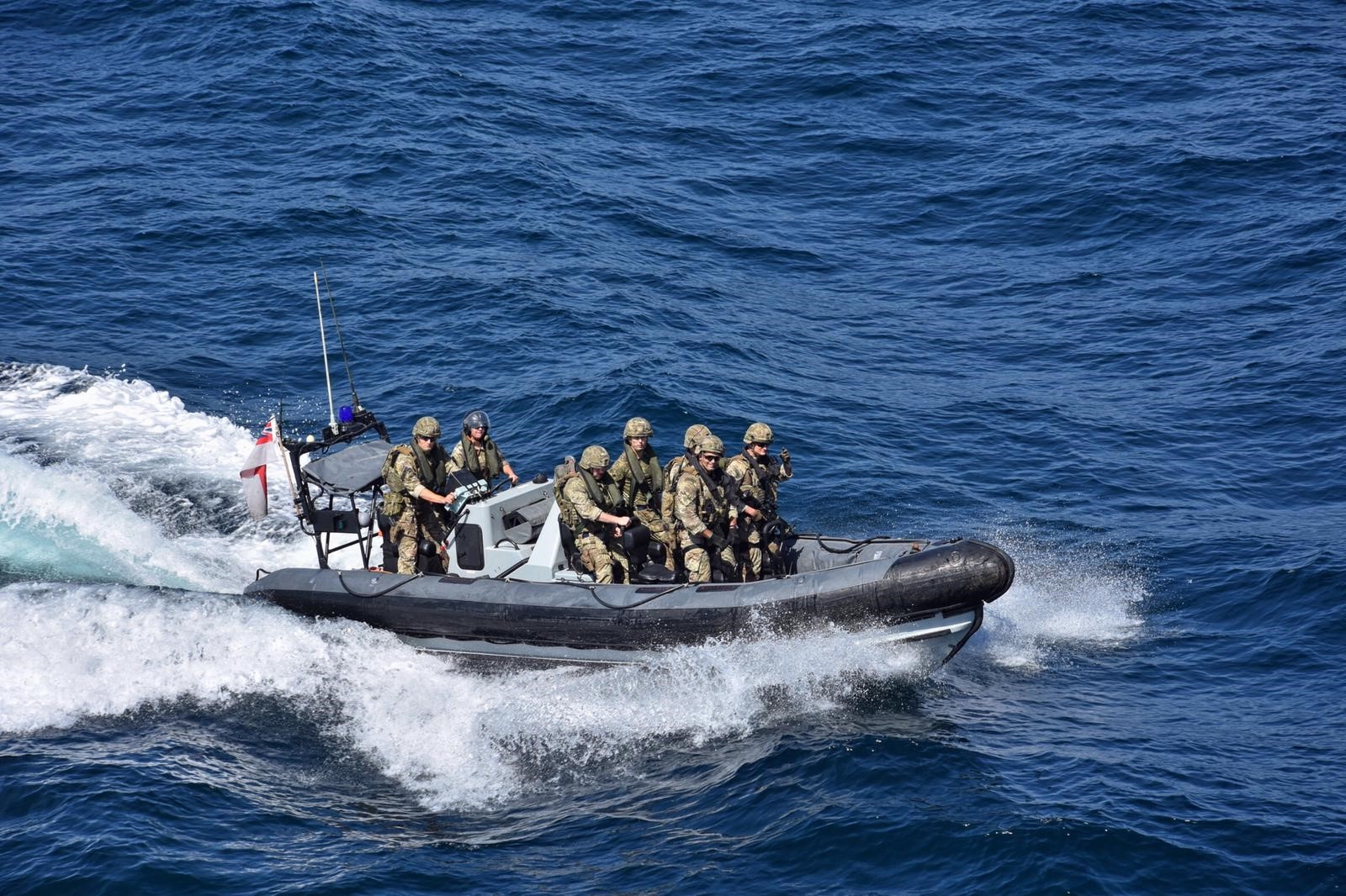 HMS Dragon on operation 040319 CREDIT Royal Navy