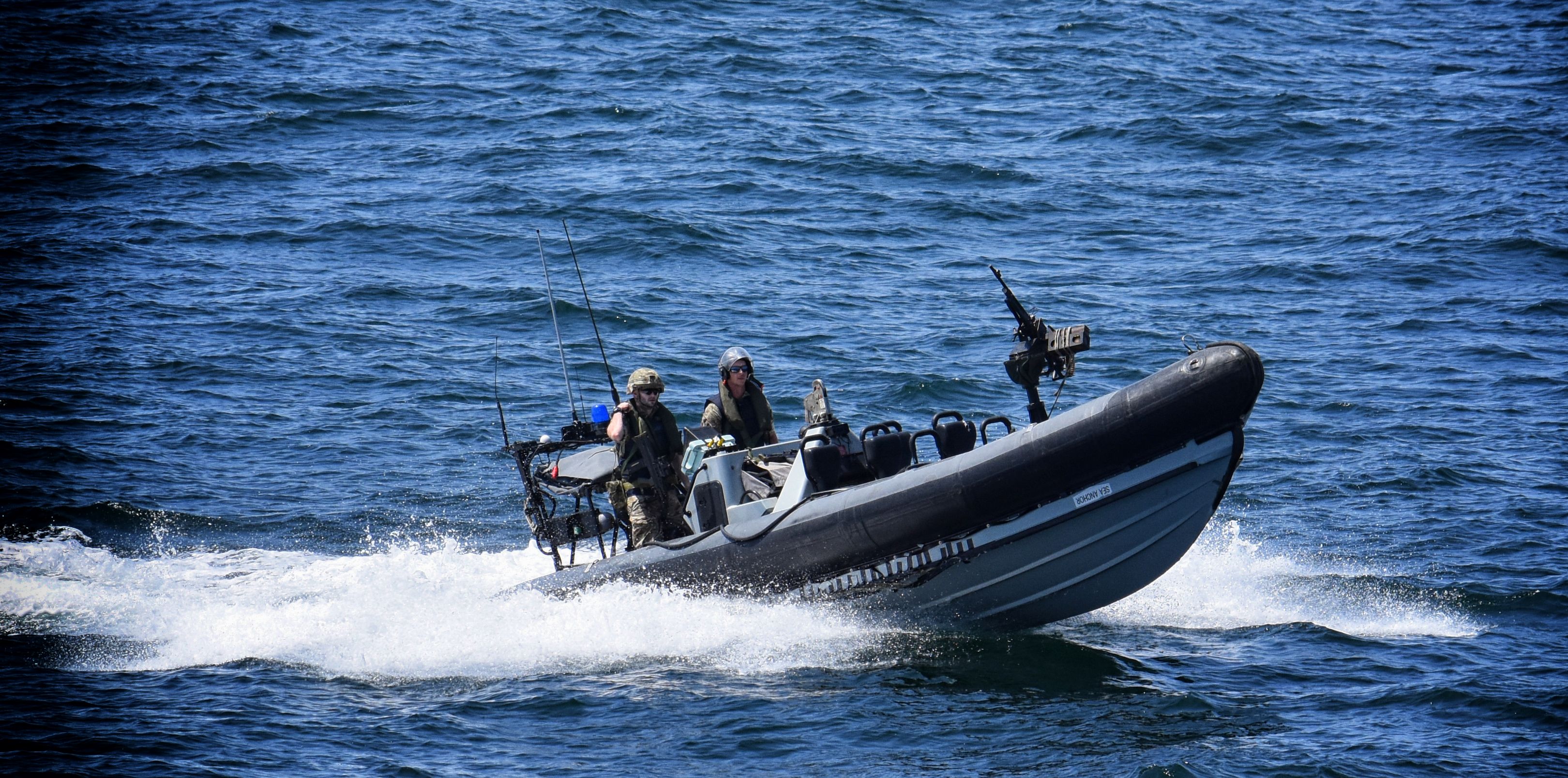 HMS Dragon's fast seaboat (Picture: Royal Navy).