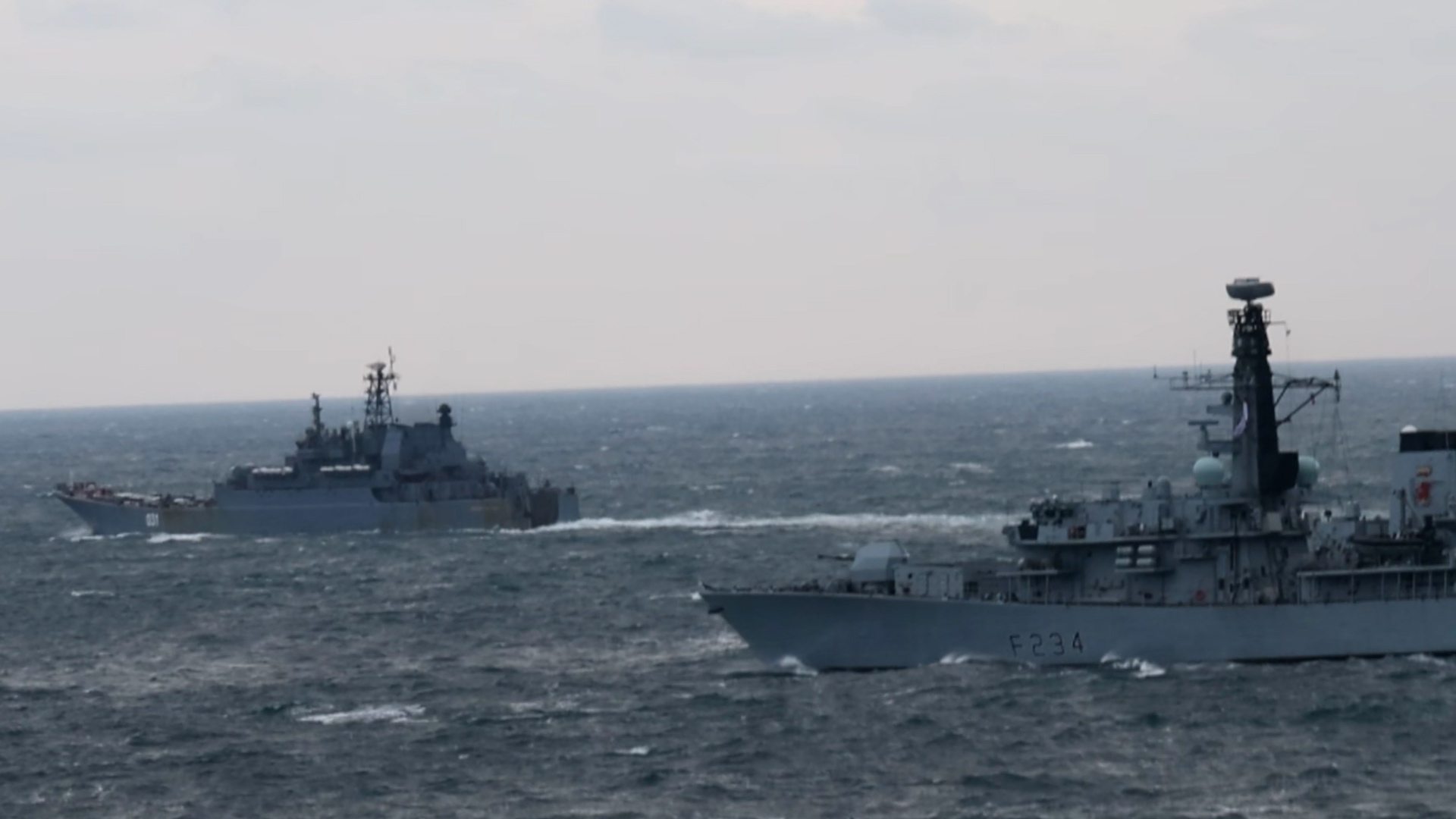 HMS Duke shadows Russian task group
