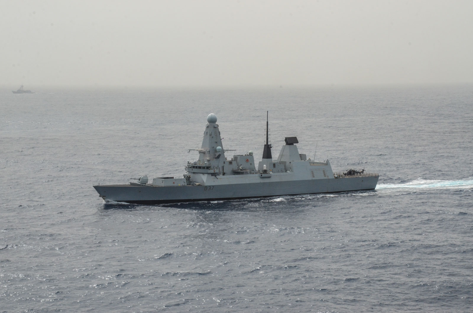 HMS Duncan on Exercise Mare Aperto