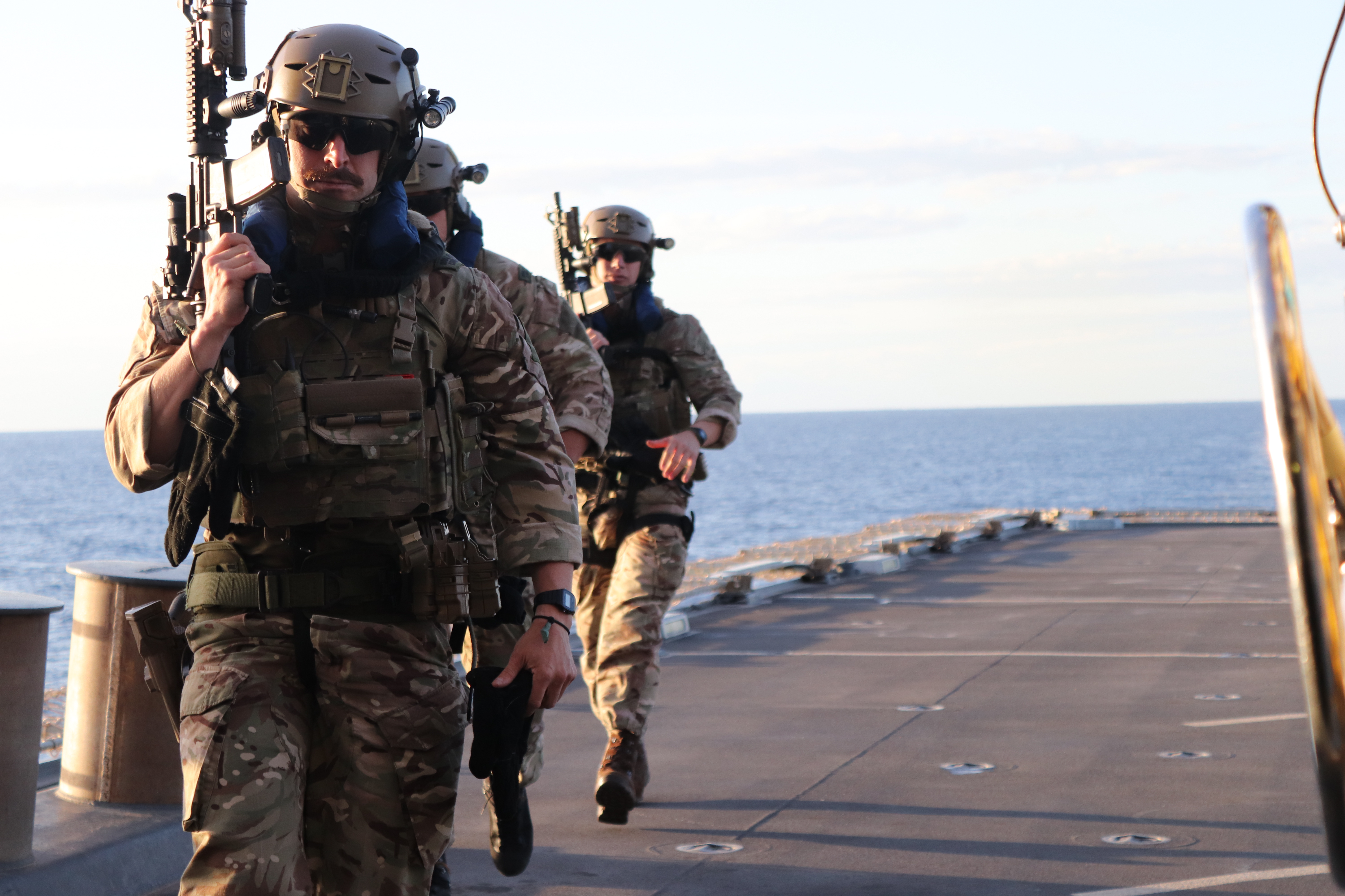 HMS Duncan patrolling the Mediterranean