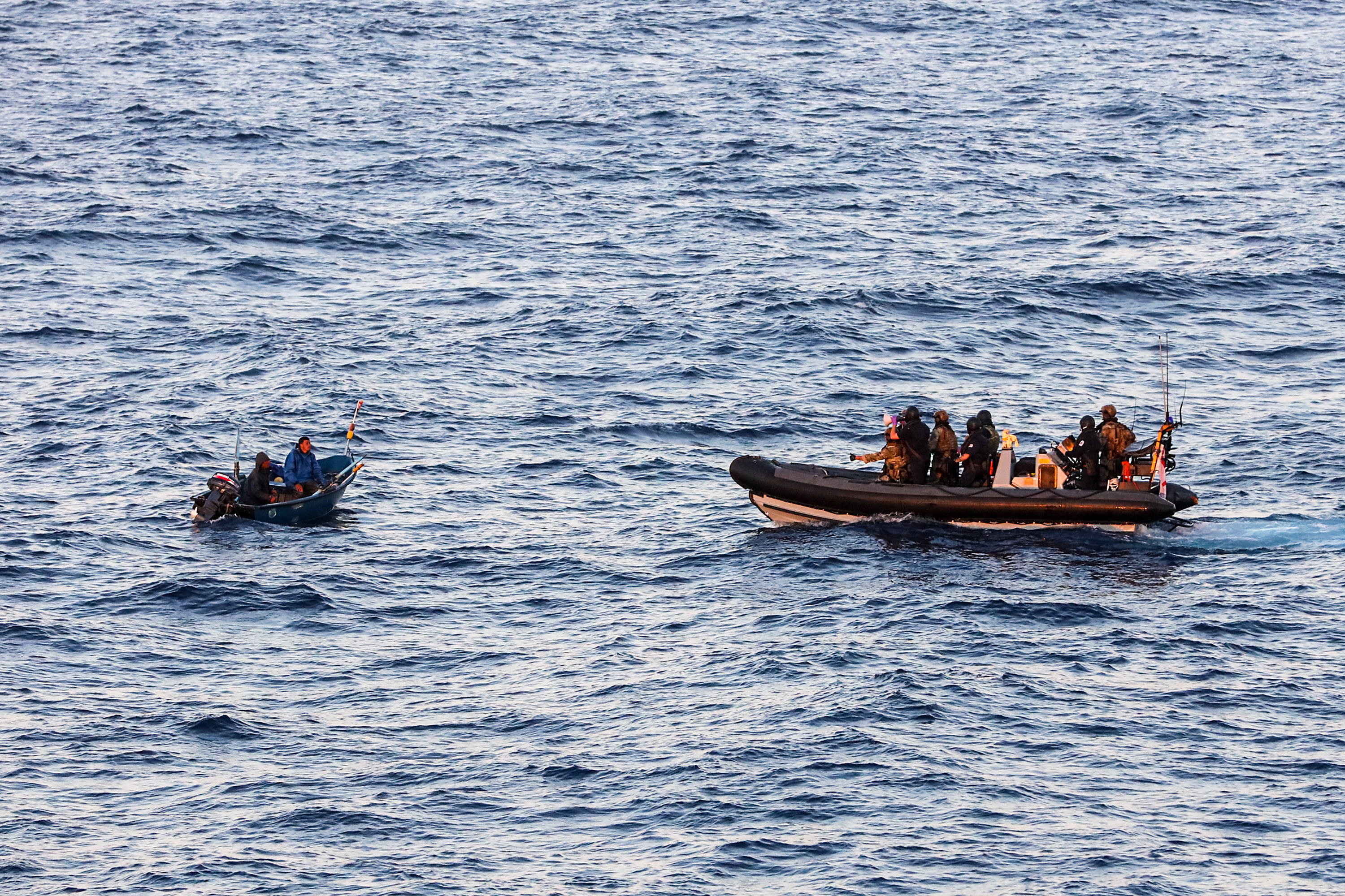 HMS Duncan rescue fishermen 050618 CREDIT RN