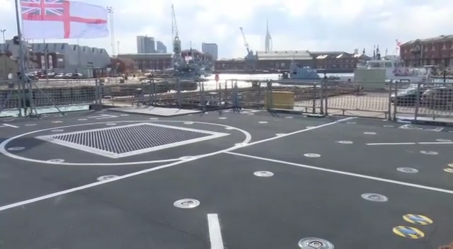 HMS Forth flight deck