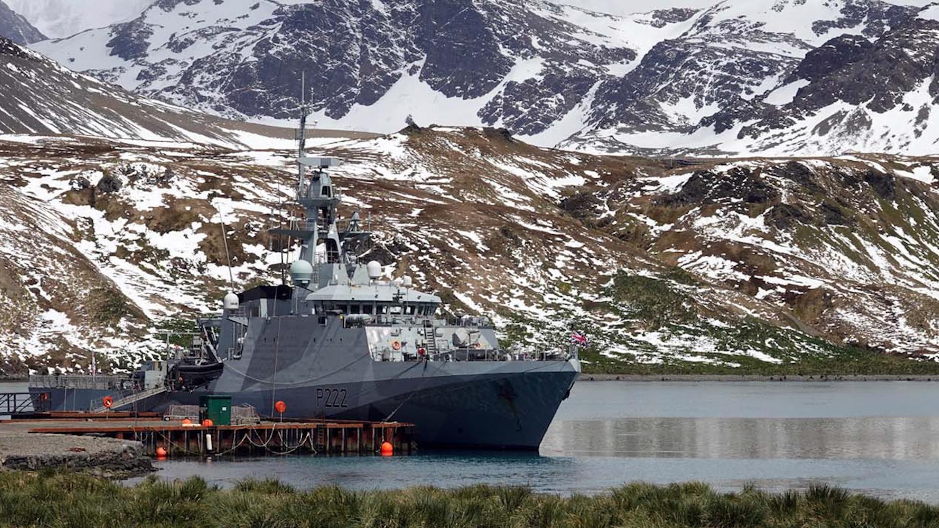 HMS Forth alongside in South Georgia 16012024 CREDIT Royal Navy