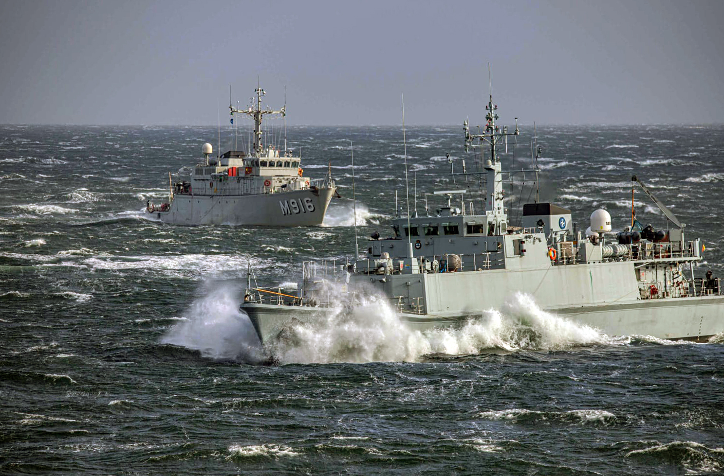 The Royal Navy's Fleet Operational Standard trained Ukrainian sailors for a year and a half on how to operate the vessels (Picture: Royal Navy)
