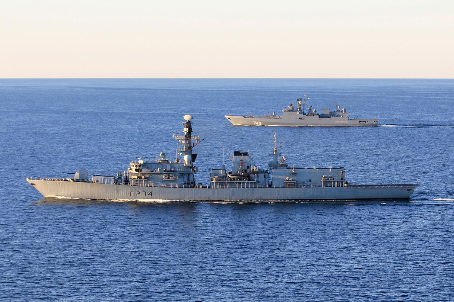 Royal Navy Shadows Russian Warship From Baltic To Britain Royal Navy Shadows Russian Warship From Baltic To Britain