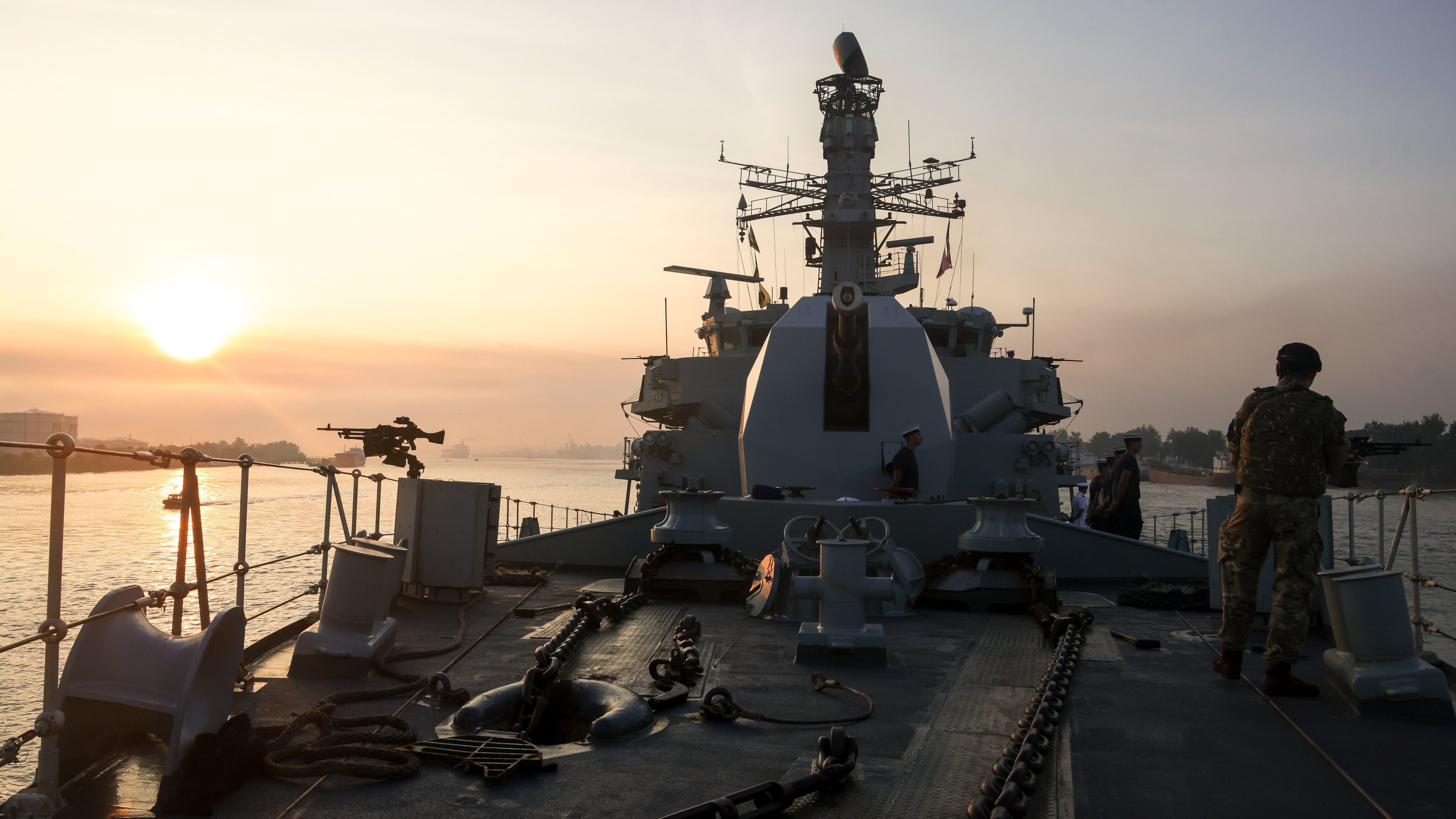 HMS Kent arrives into Bangladesh as part of CSG21 14102021 Credit HMS Kent Twitter.jpg