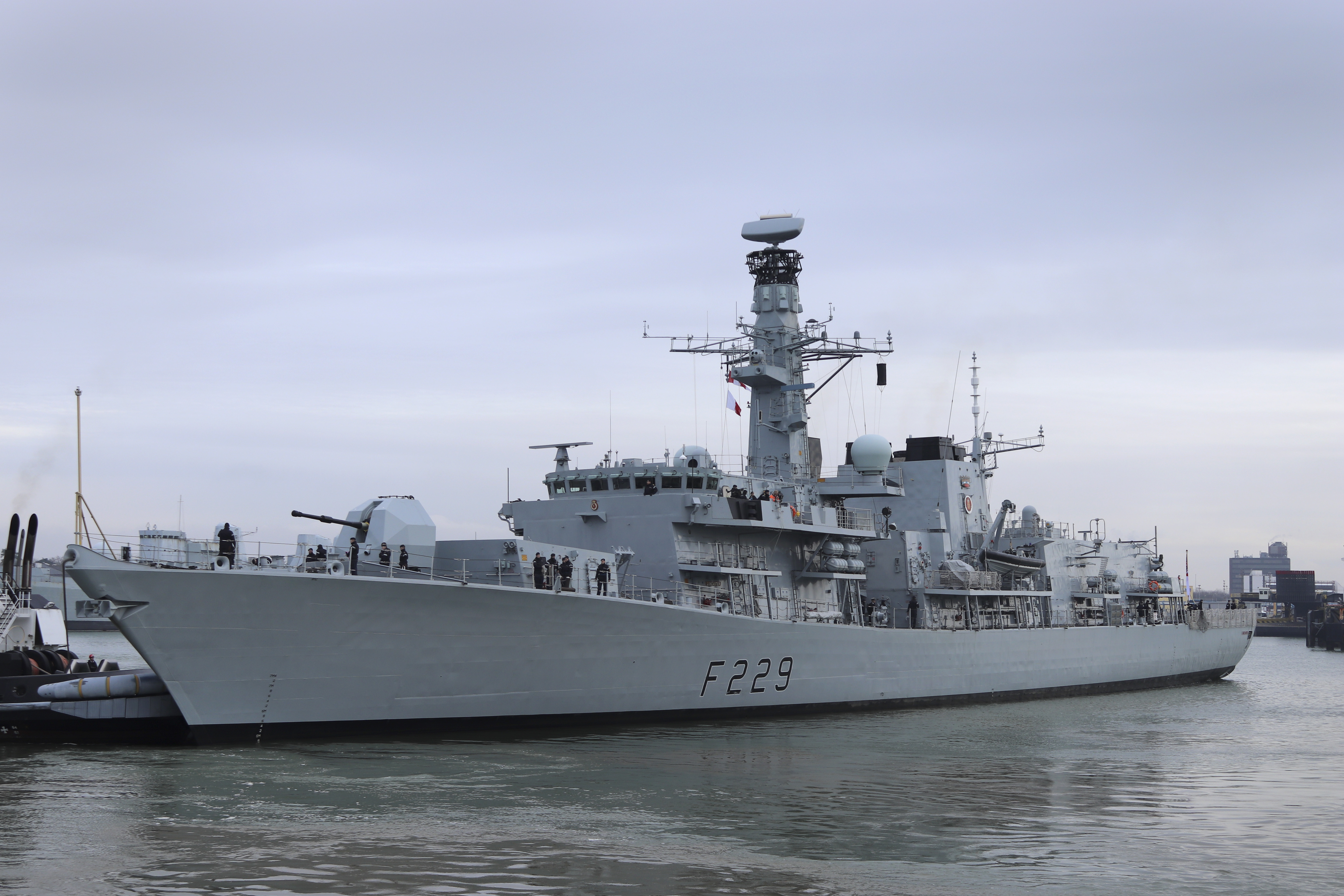 HMS Lancaster back in Portsmouth pic 3 171219 CREDIT MOD.jpg