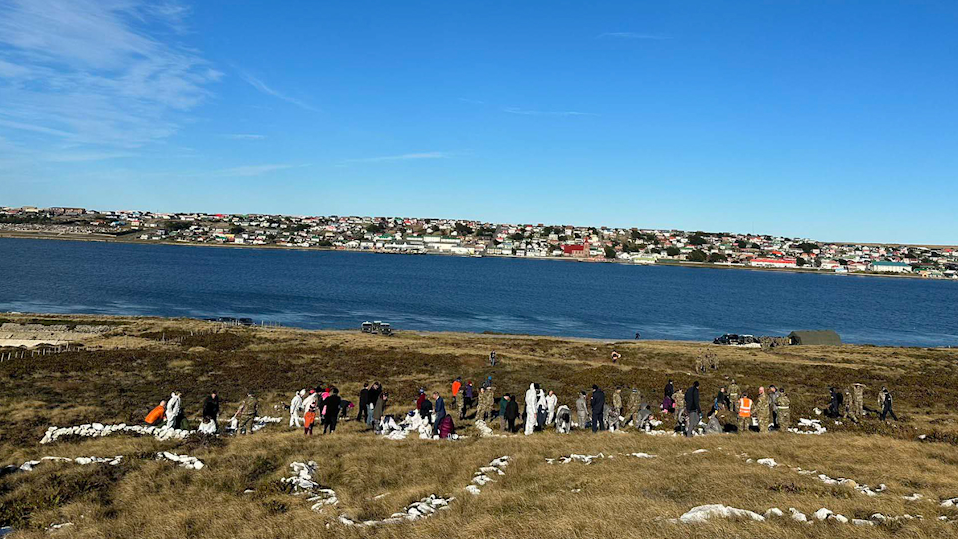 HMS Leeds Castle stones Peninsula Camber Falklands 220523 2 CREDIT ROYAL NAVY