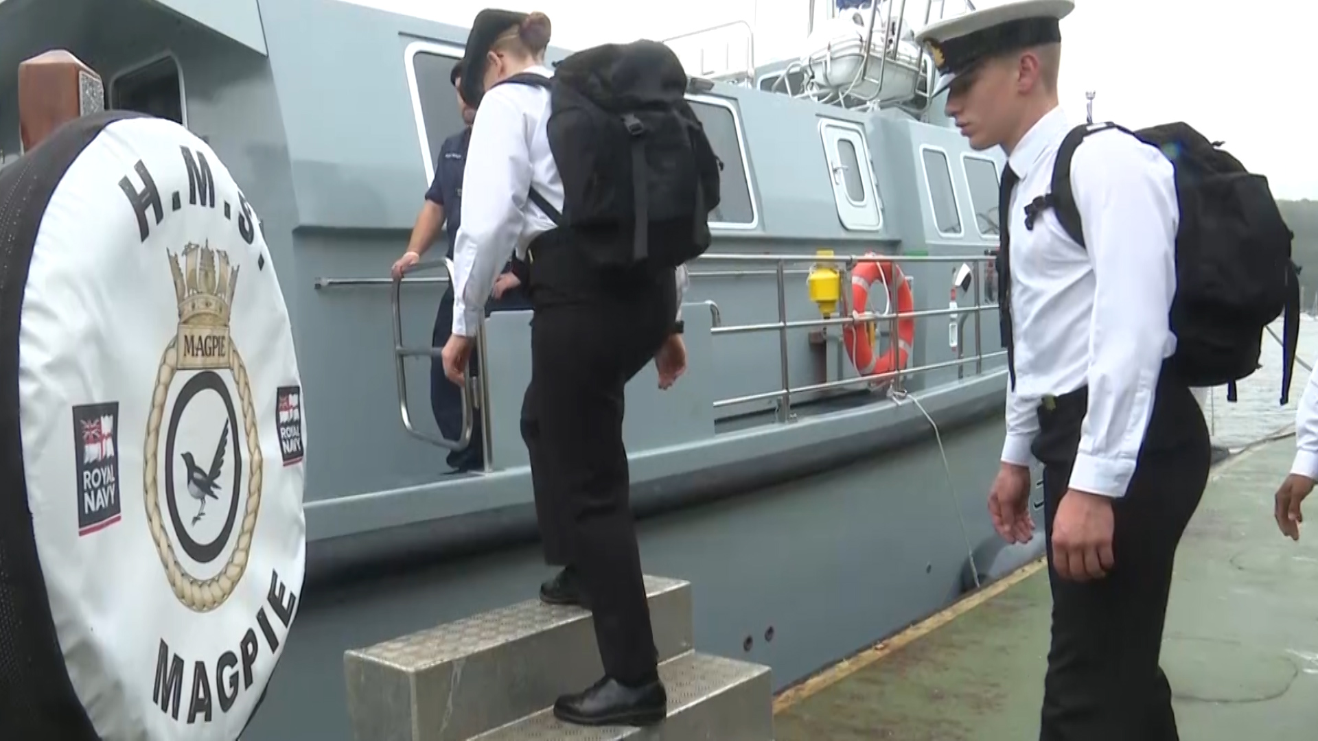 HMS Magpie Visit