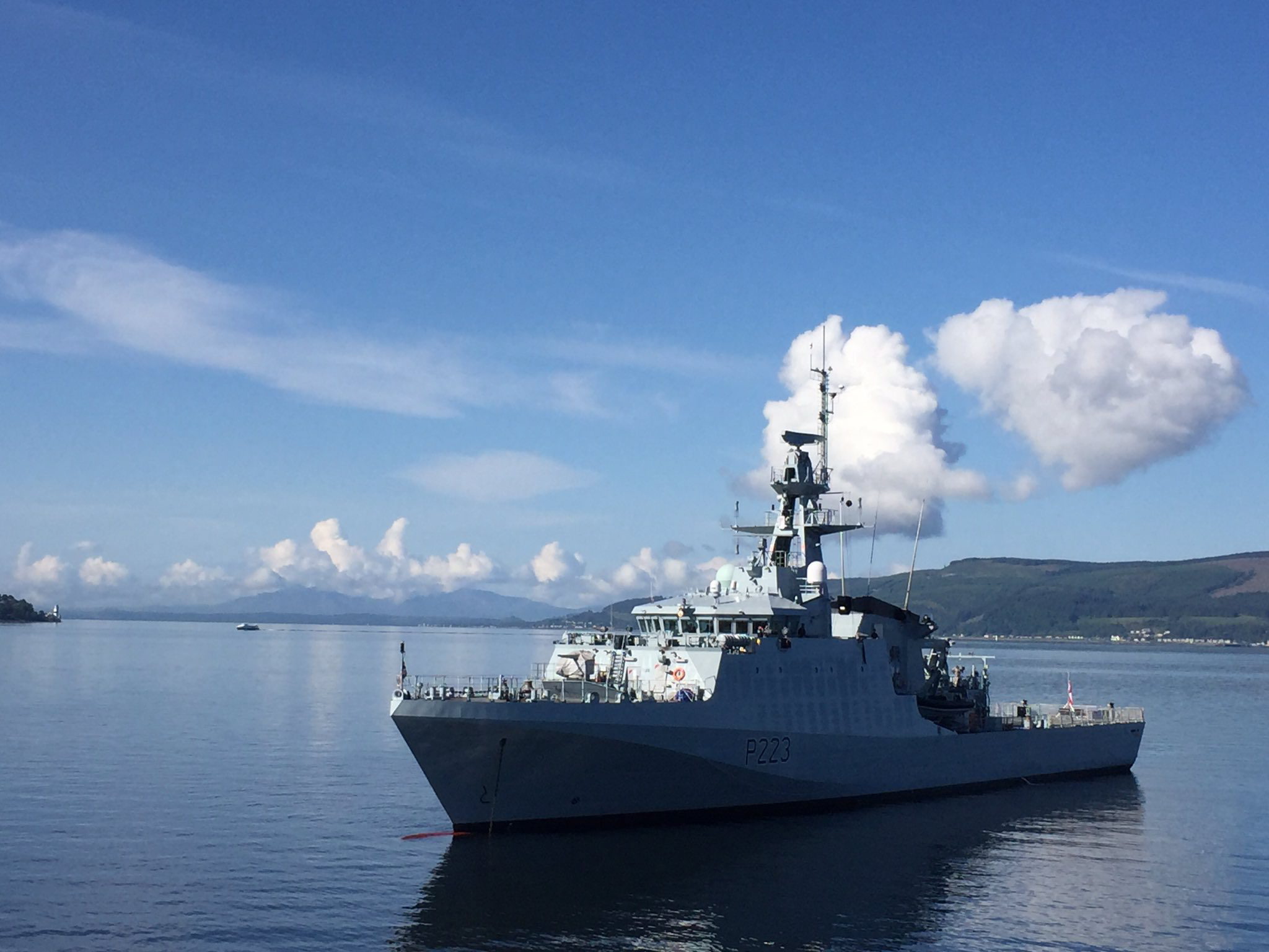 HMS Medway, which cost £116 million, is due to make her debut in Portsmouth soon (Picture: Royal Navy/MOD).