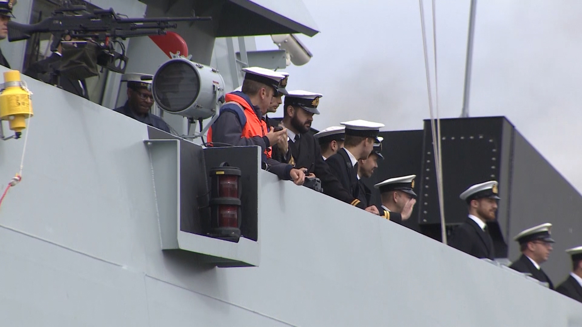 HMS Medway Portsmouth Arrival