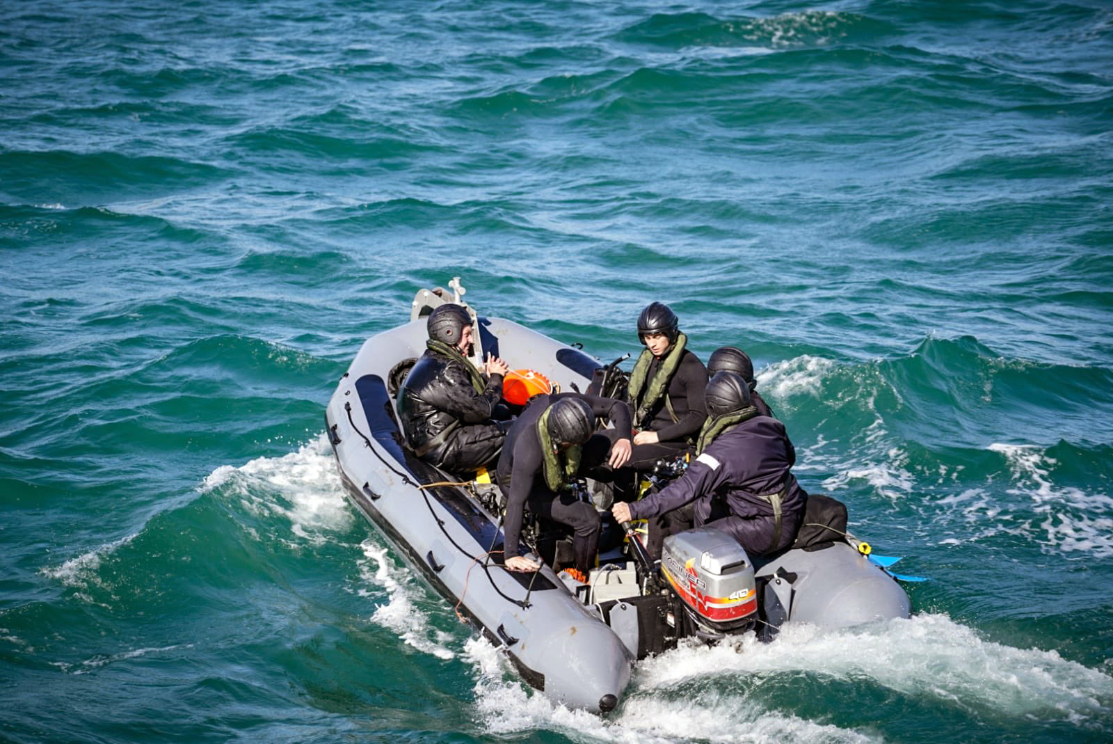 HMS Middleton's Seaboat Responding to a Mayday call 13072020 CREDIT ROYAL NAVY