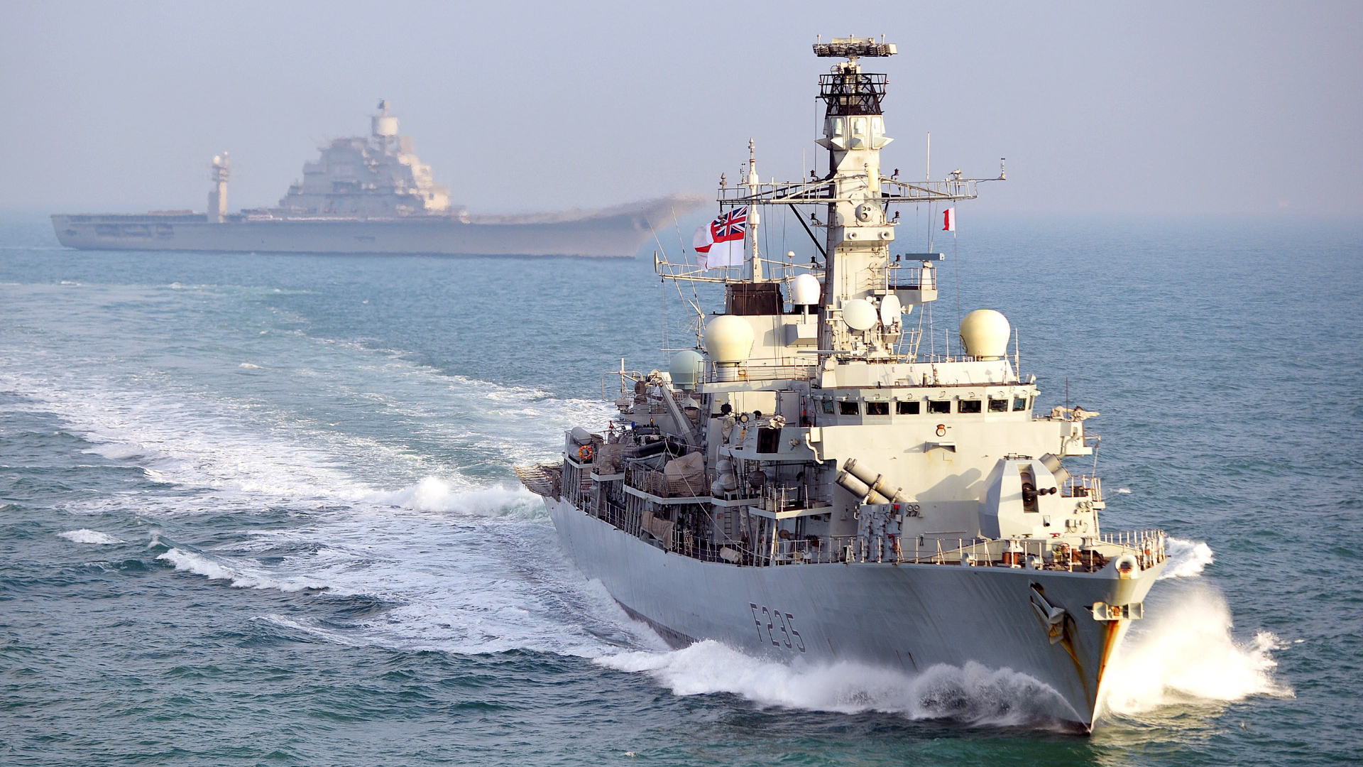 HMS Monmouth, which has been sold to Turkey for recycling 080425 CREDIT Royal Navy