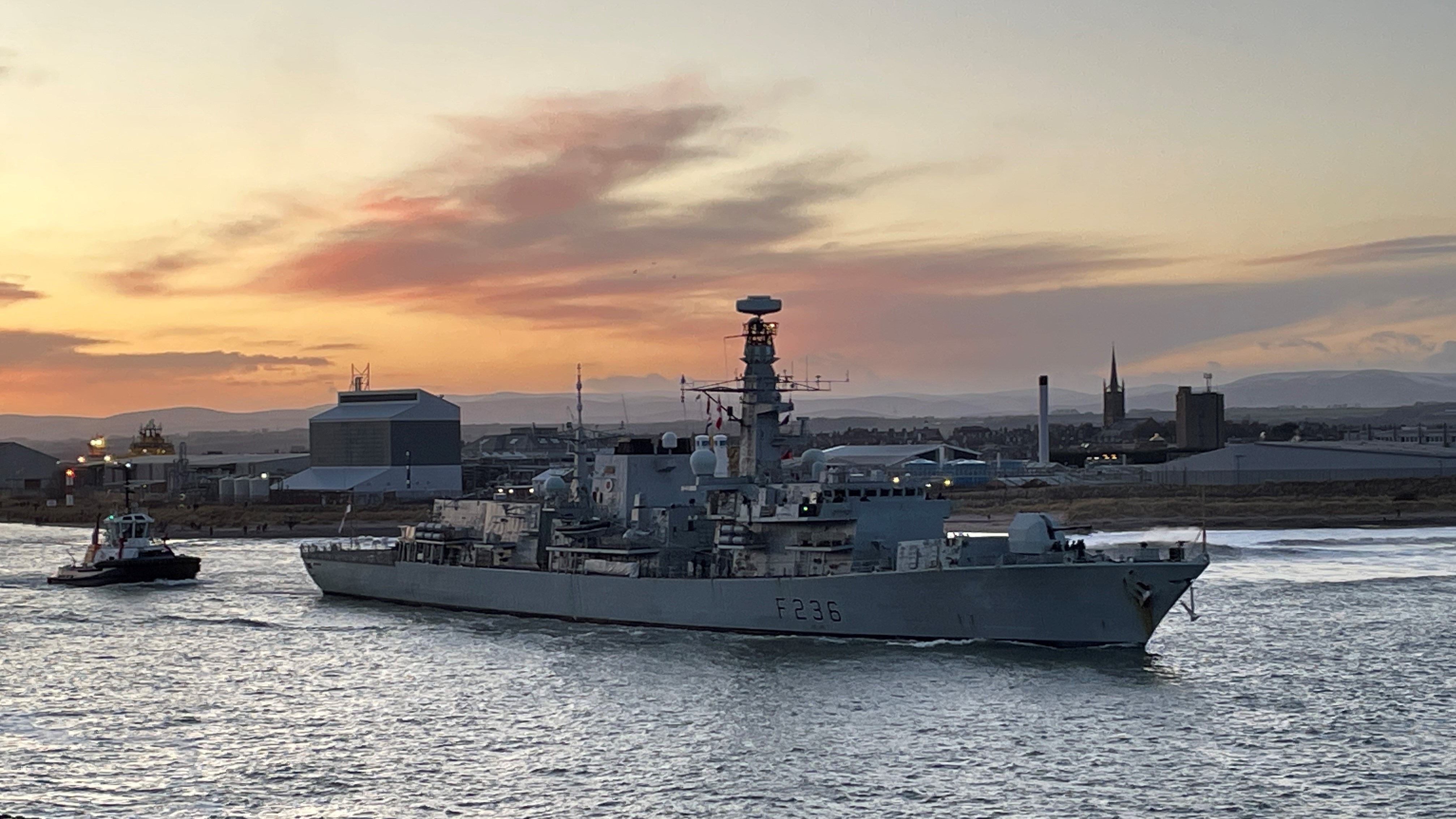 HMS Montrose has been advertised as being up for sale by MOD.