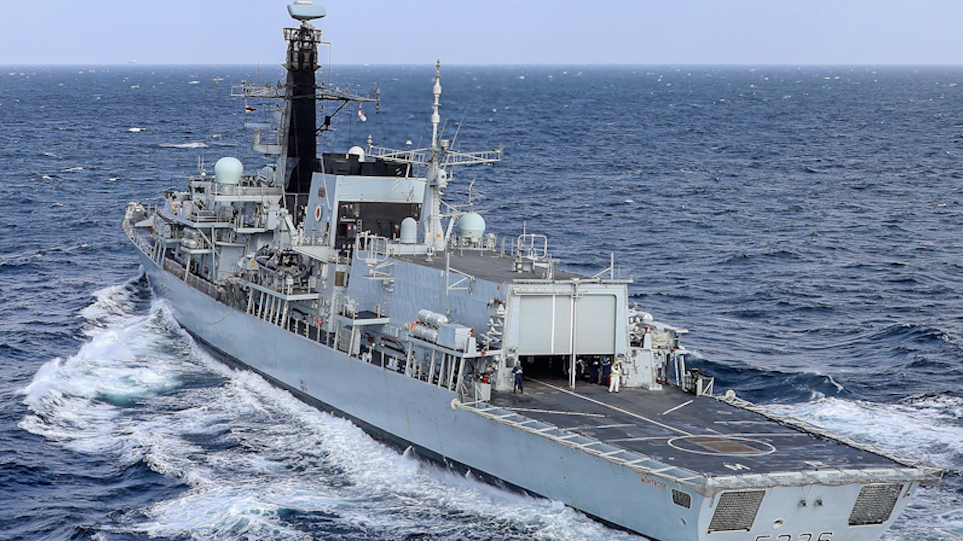 Royal Navy frigate HMS Montrose (Picture: Royal Navy).