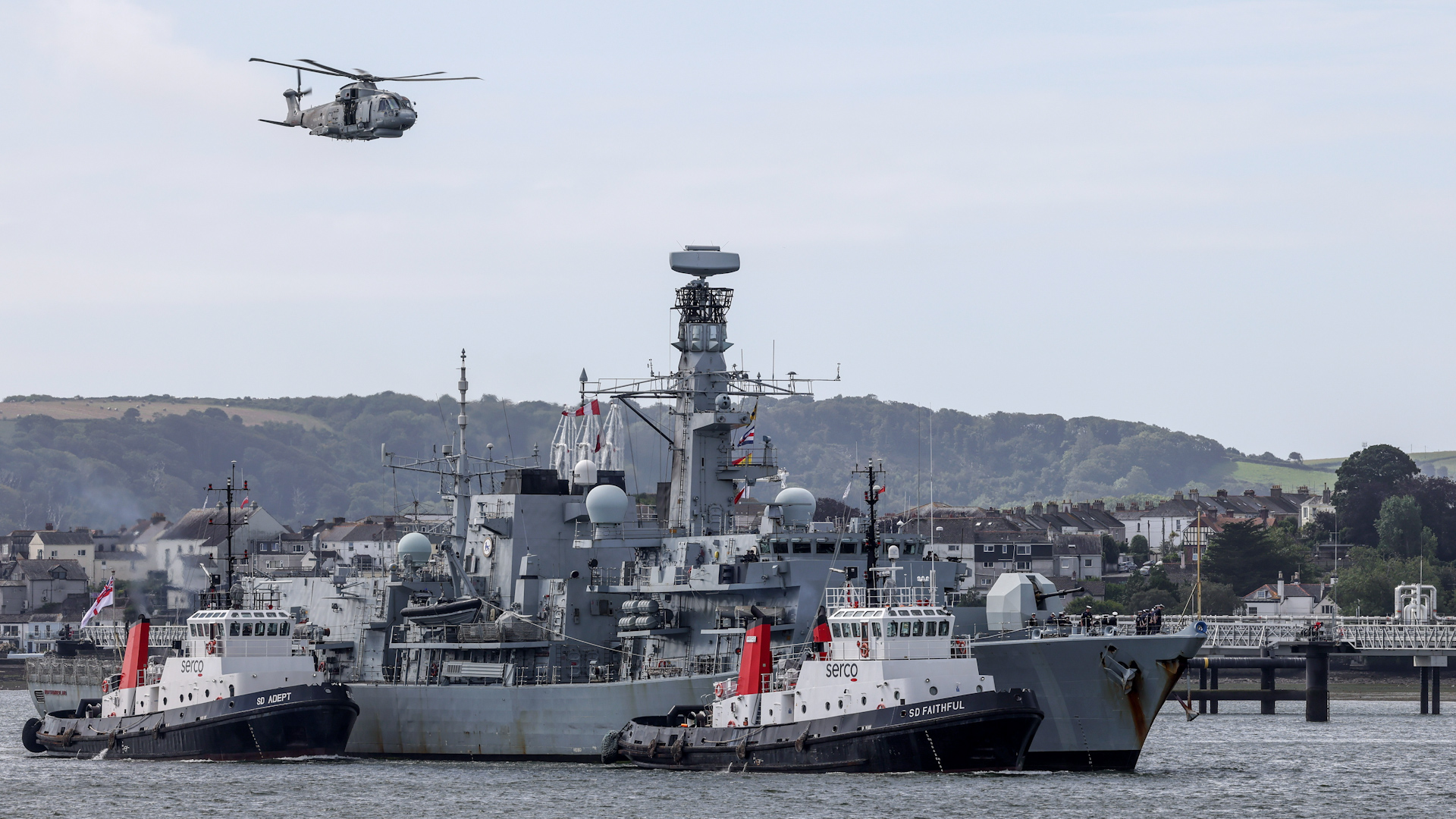 Devonport is the biggest naval base in Western Europe and has been a vital support for the Royal Navy since 1691 (Picture: MOD).
