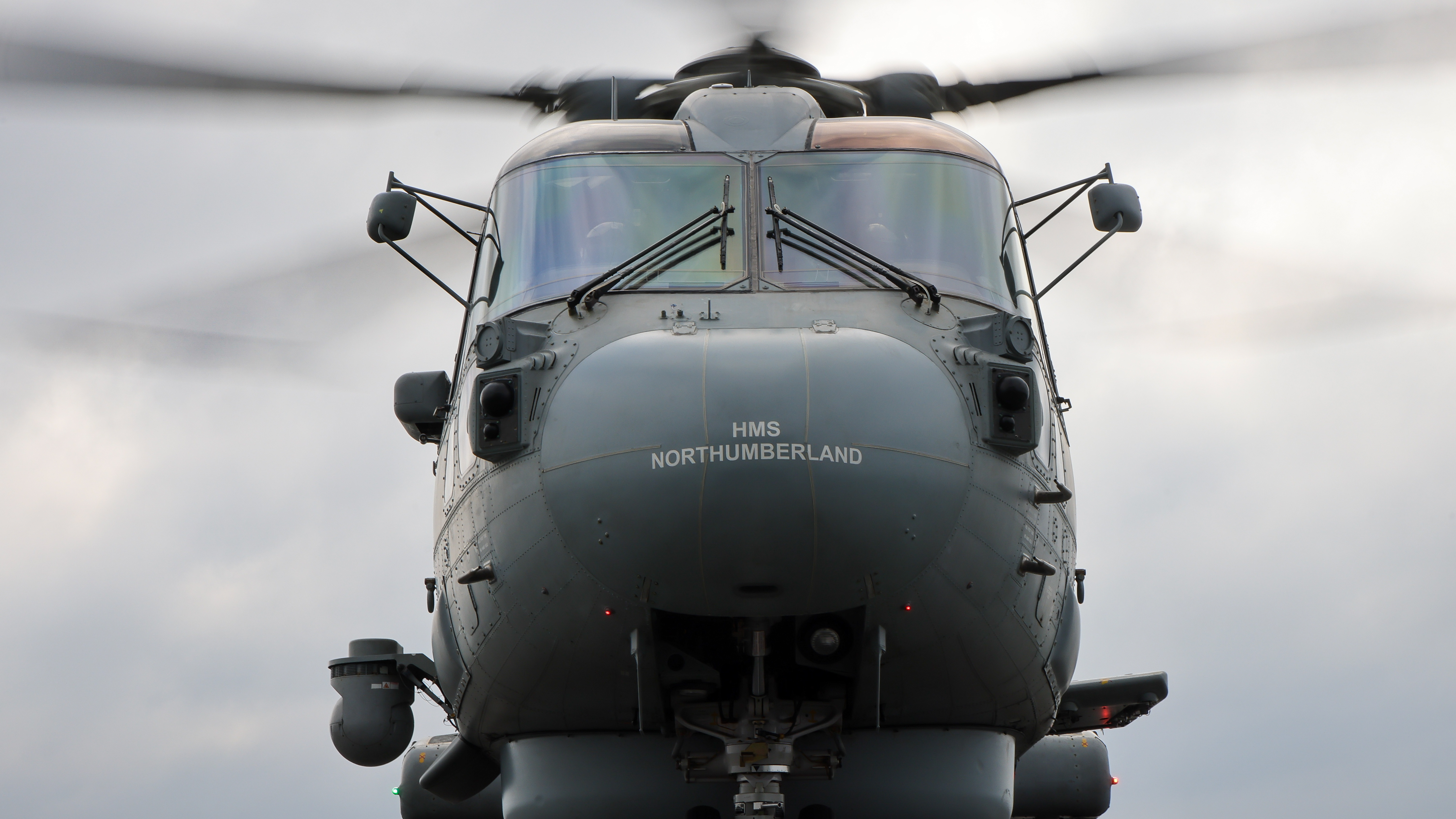 HMS Northumberland worked with the Merlin helicopter from 814 Naval Air Squadron during Exercise Dynamic Mongoose 2023 (Picture: Royal Navy).