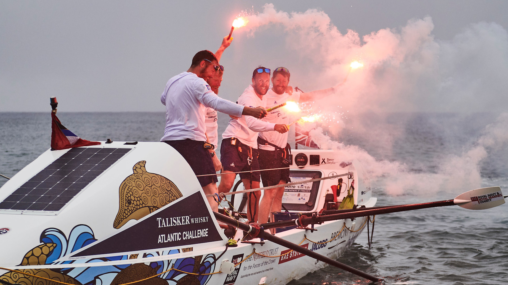 HMS Oardacious complete Talisker Challenge 2019 pic 3 CREDIT HMS Oardacious finish Talisker Whisky Atlatic Challenge 2020 pic 1 190120 CREDIT Atlantic Campaigns Ben Duffy.jpg