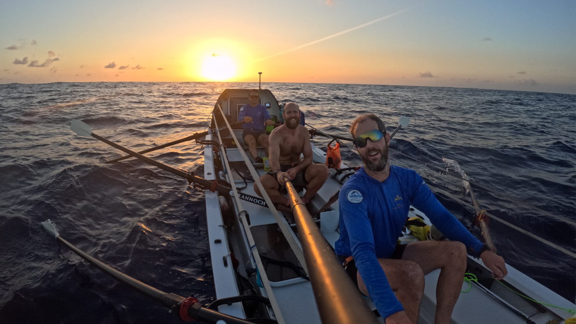 HMS Oardacious just 100 Nautical miles away from finish line 160124 CREDIT MHS OARDACIOUS