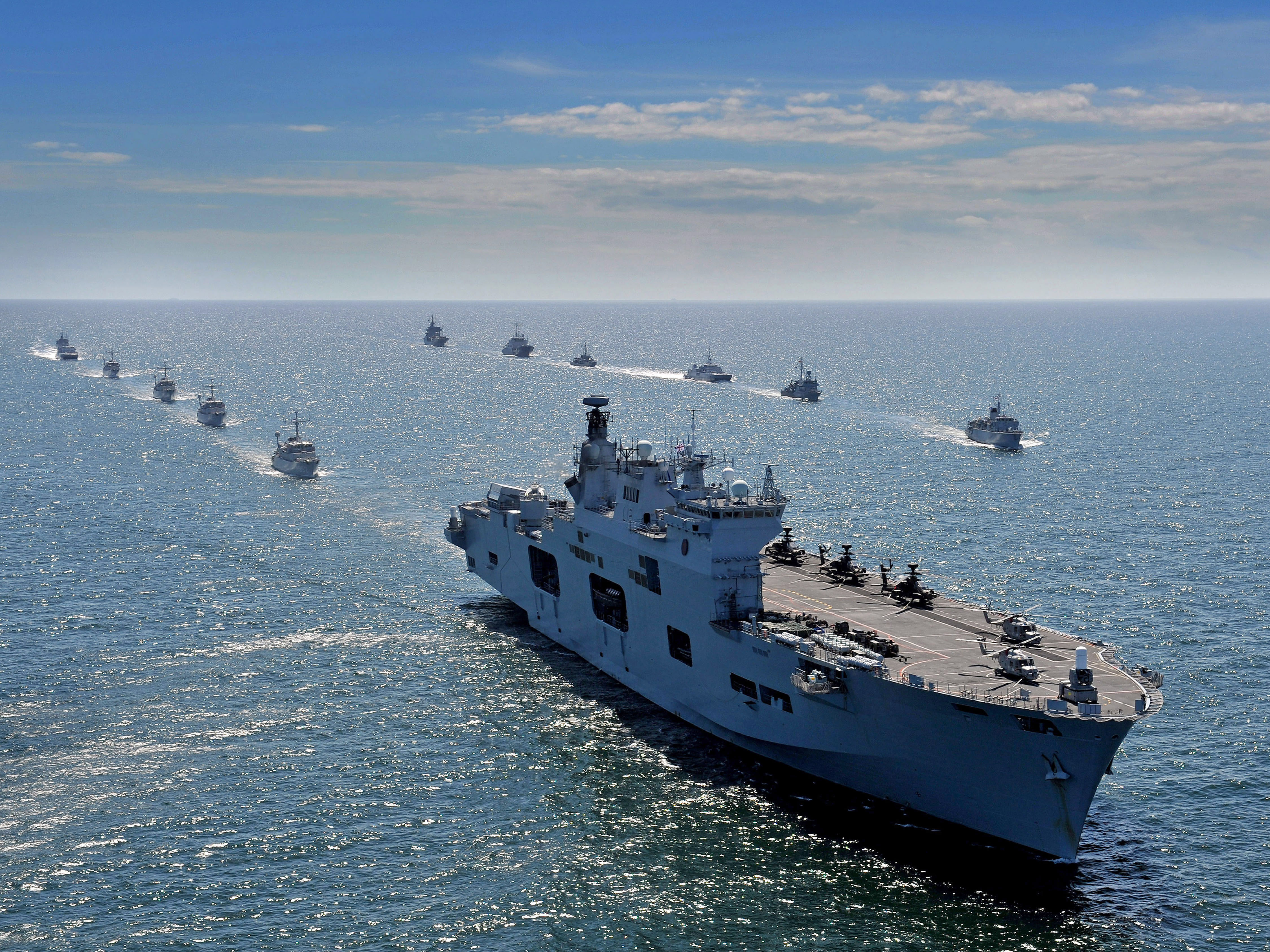 HMS Ocean during BALTOPS 2015 in Baltic Sea 080615