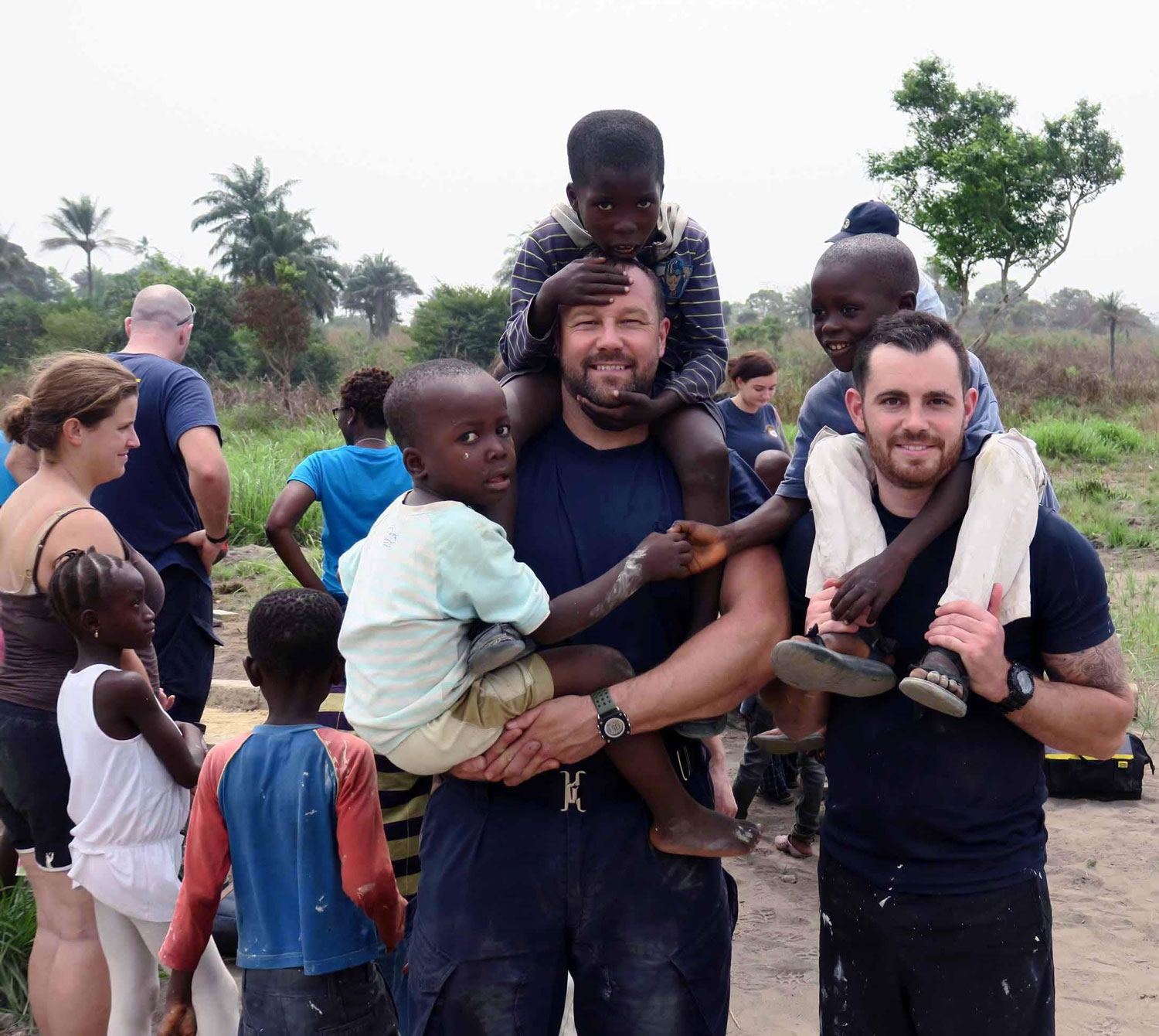 HMS Portland Sailors Sierra Leone Orphans