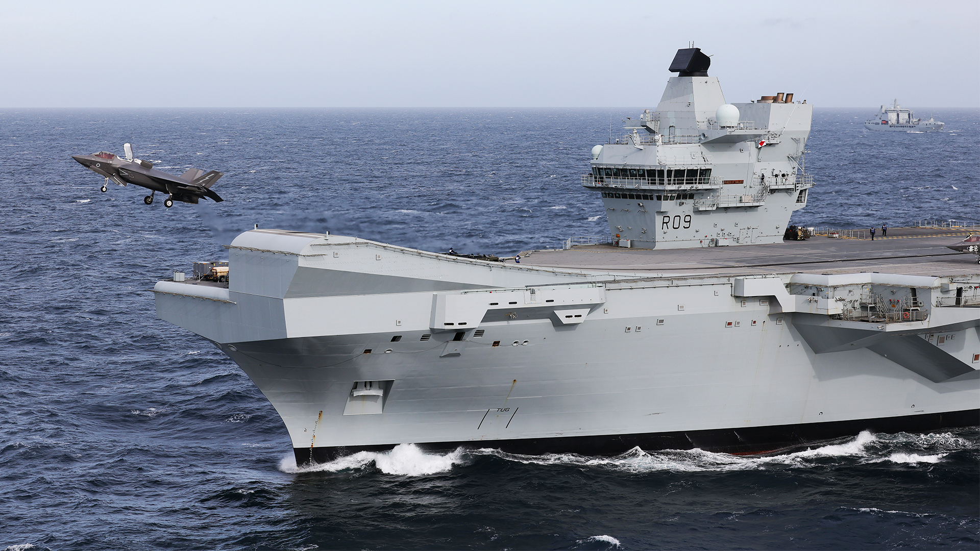 Multiple ships, frigates, destroyers and submarines are part of CSG25 as well as F-35B fighter jets